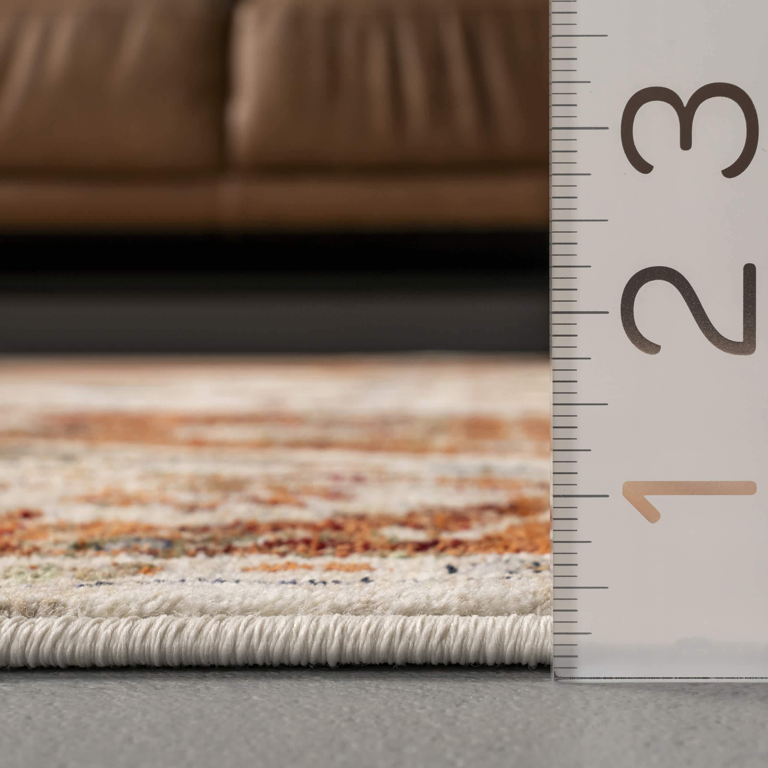 Jaime Traditional Medallion Fringe Area Rug - Image 3