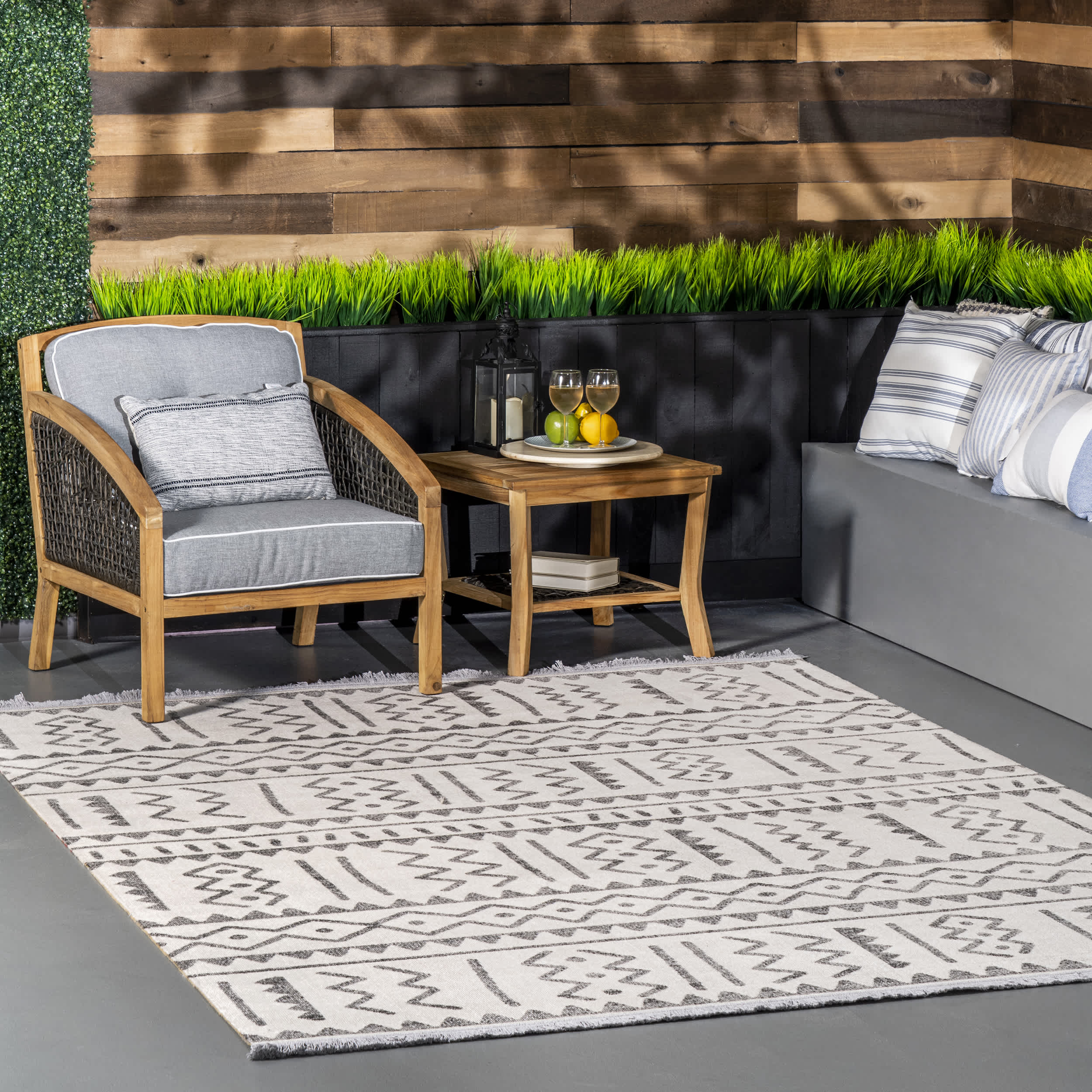 Outdoor Tribal Gretchen Area Rug - Image 2