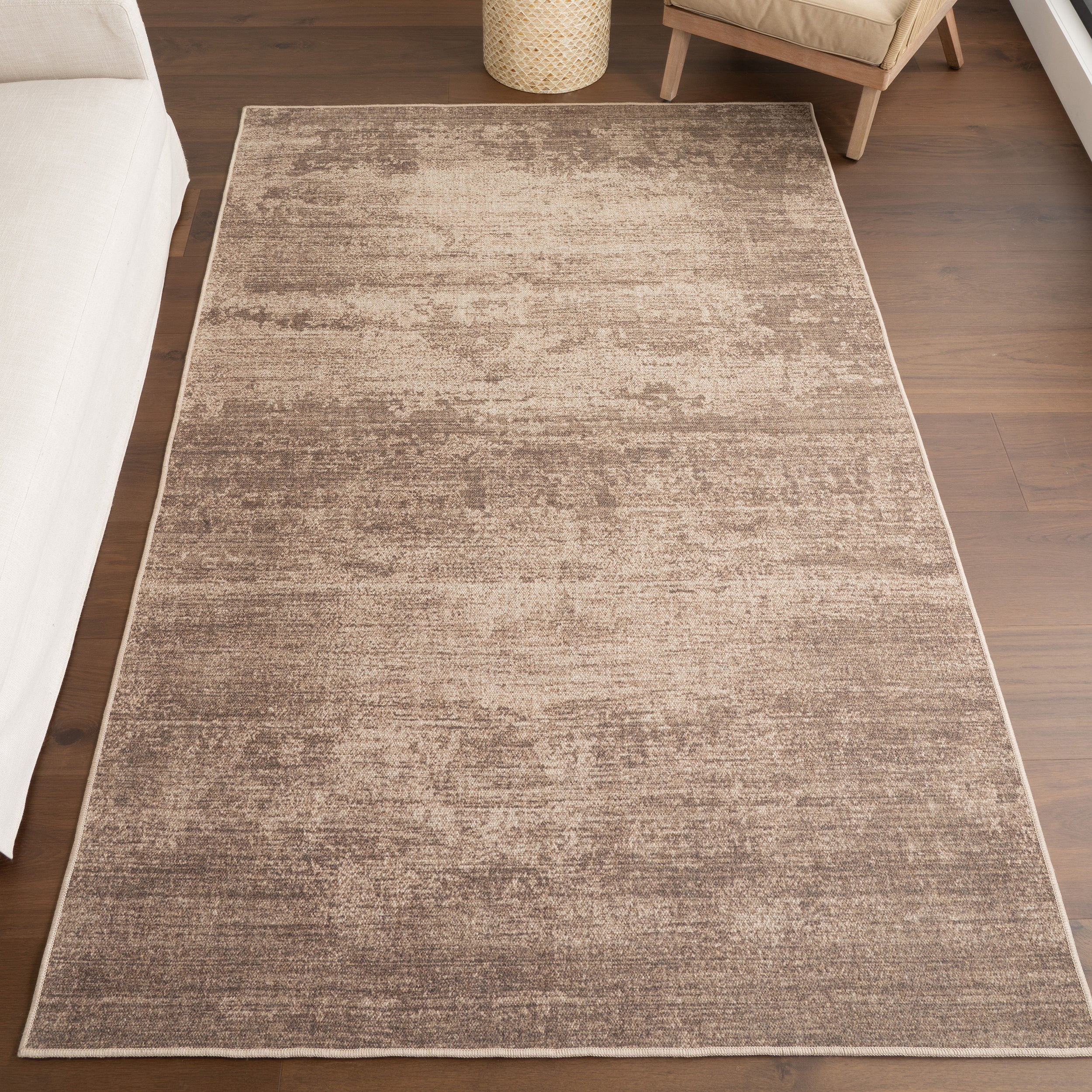 Damira Solid Machine Washable Area Rug - Image 2