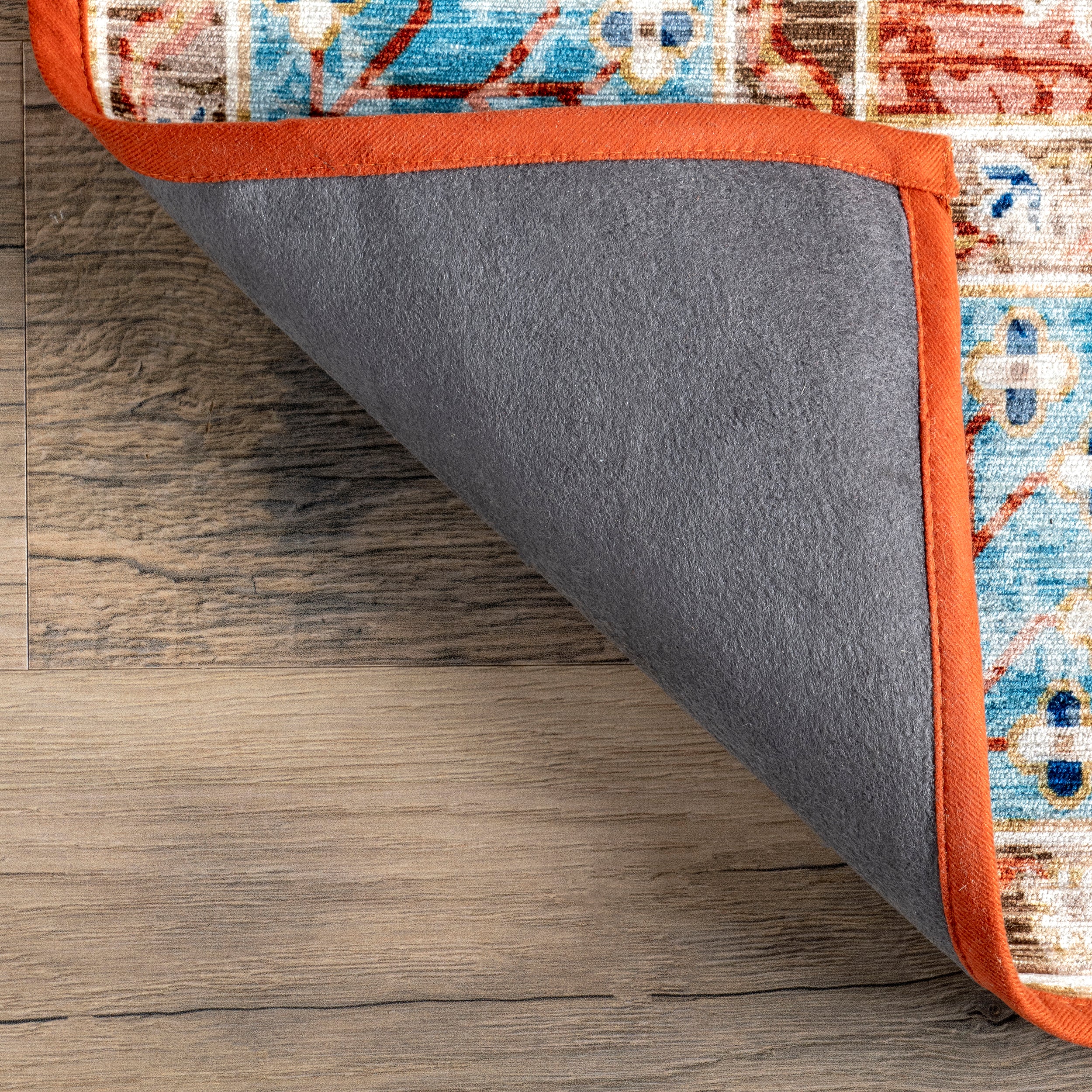 Edina Traditional Faded Machine Washable Area Rug - Image 7