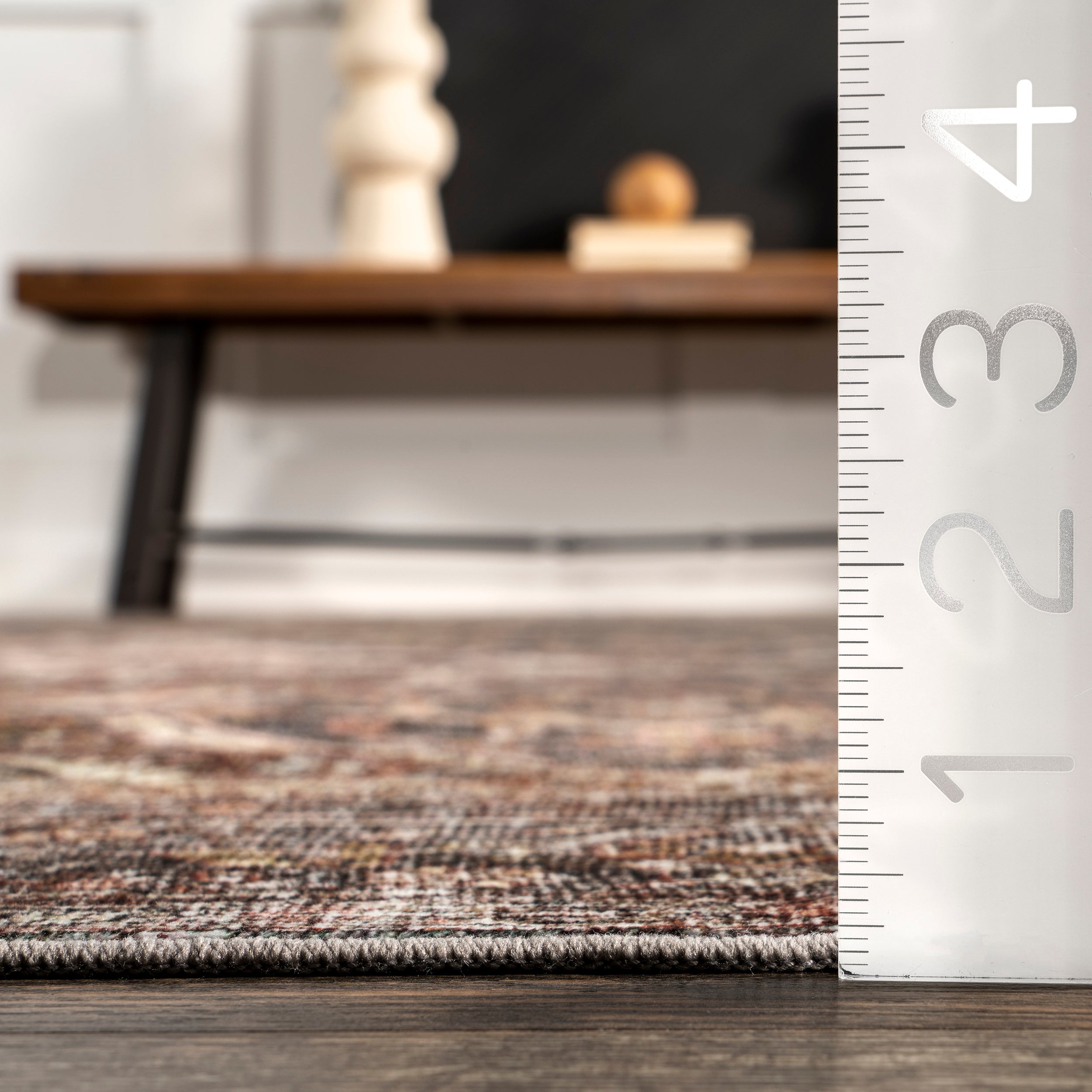 Zofia Vintage Persian Machine Washable Area Rug - Image 3