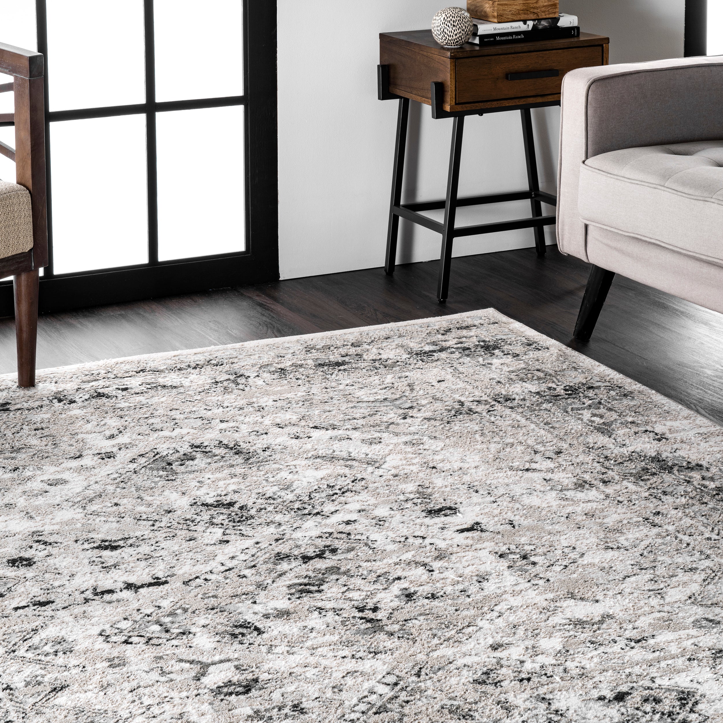 Madisson Vintage Faded Medallion Area Rug - Image 9