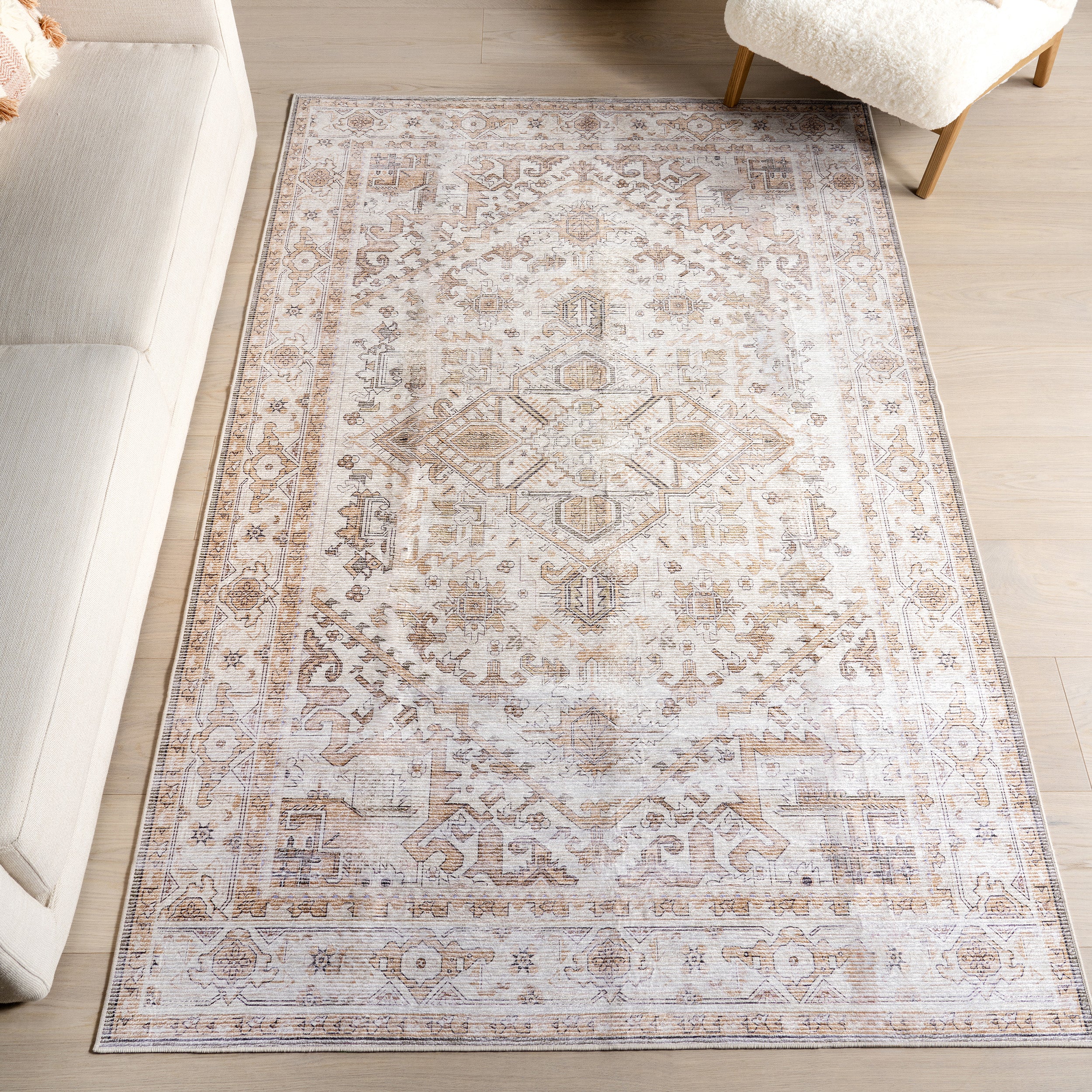 Kaleen Medallion Spill Proof Machine Washable Area Rug - Image 11
