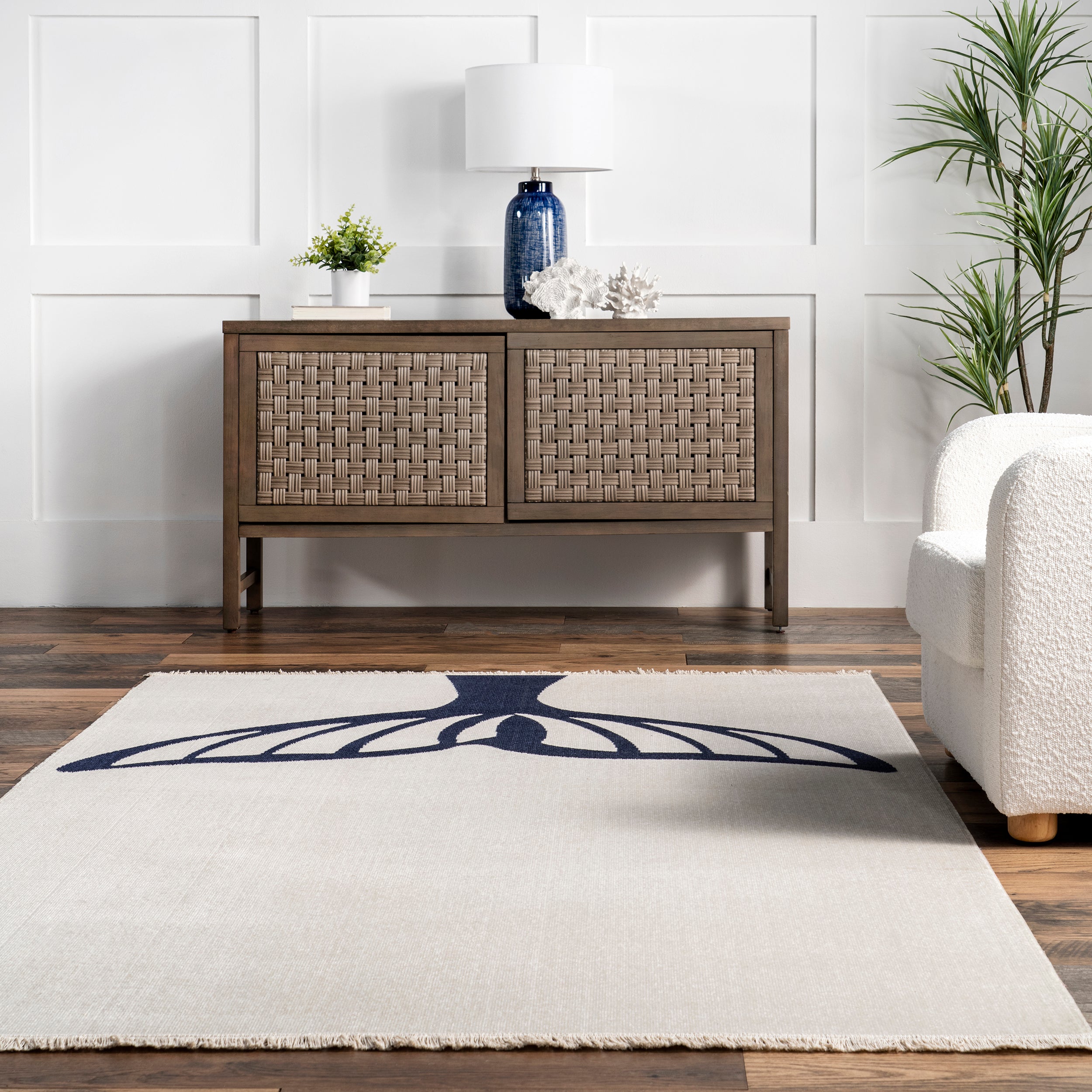 Ciara Nautical Tail Indoor/Outdoor Fringe Area Rug - Image 8