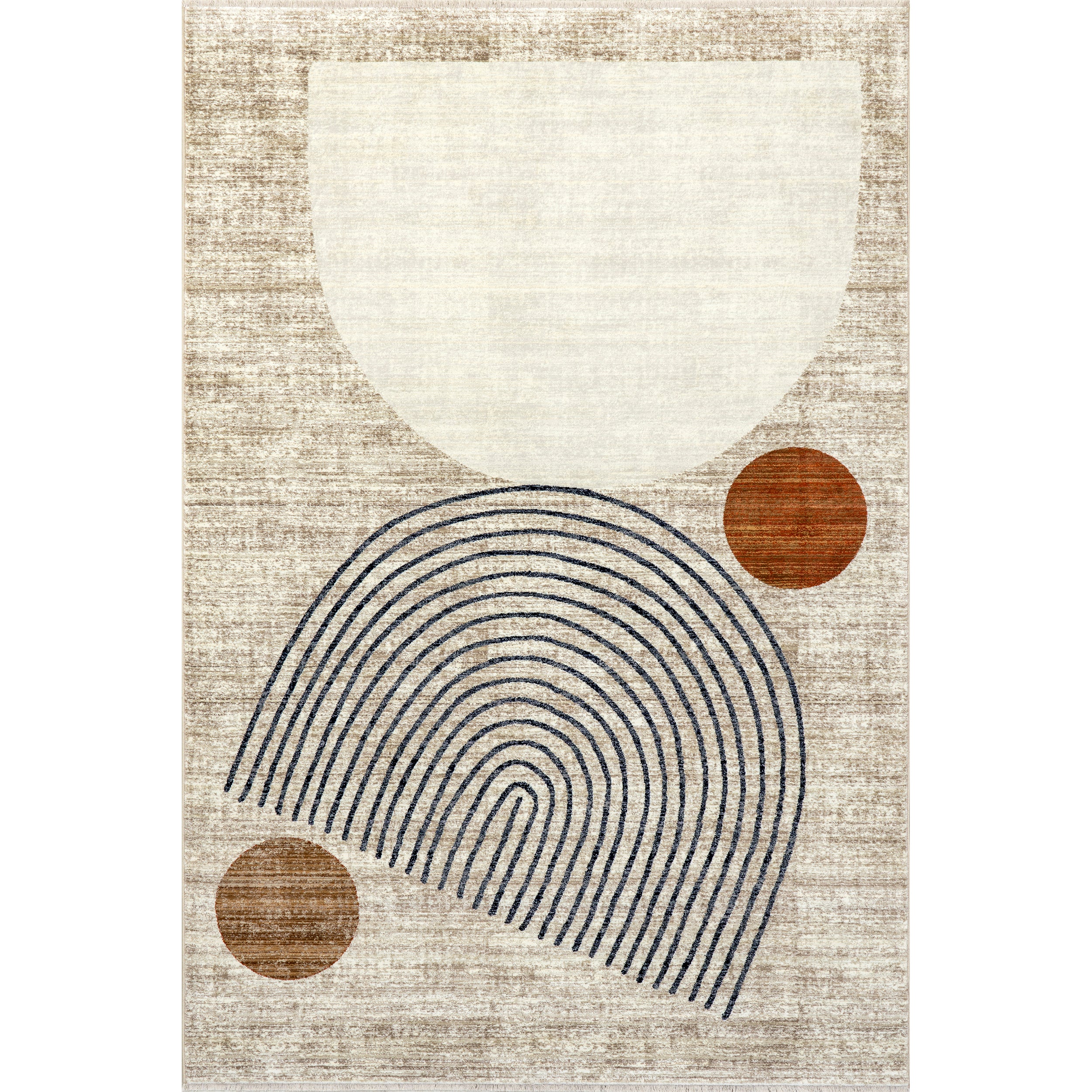 Bevin Abstract Sky Fringe Area Rug - Image 10