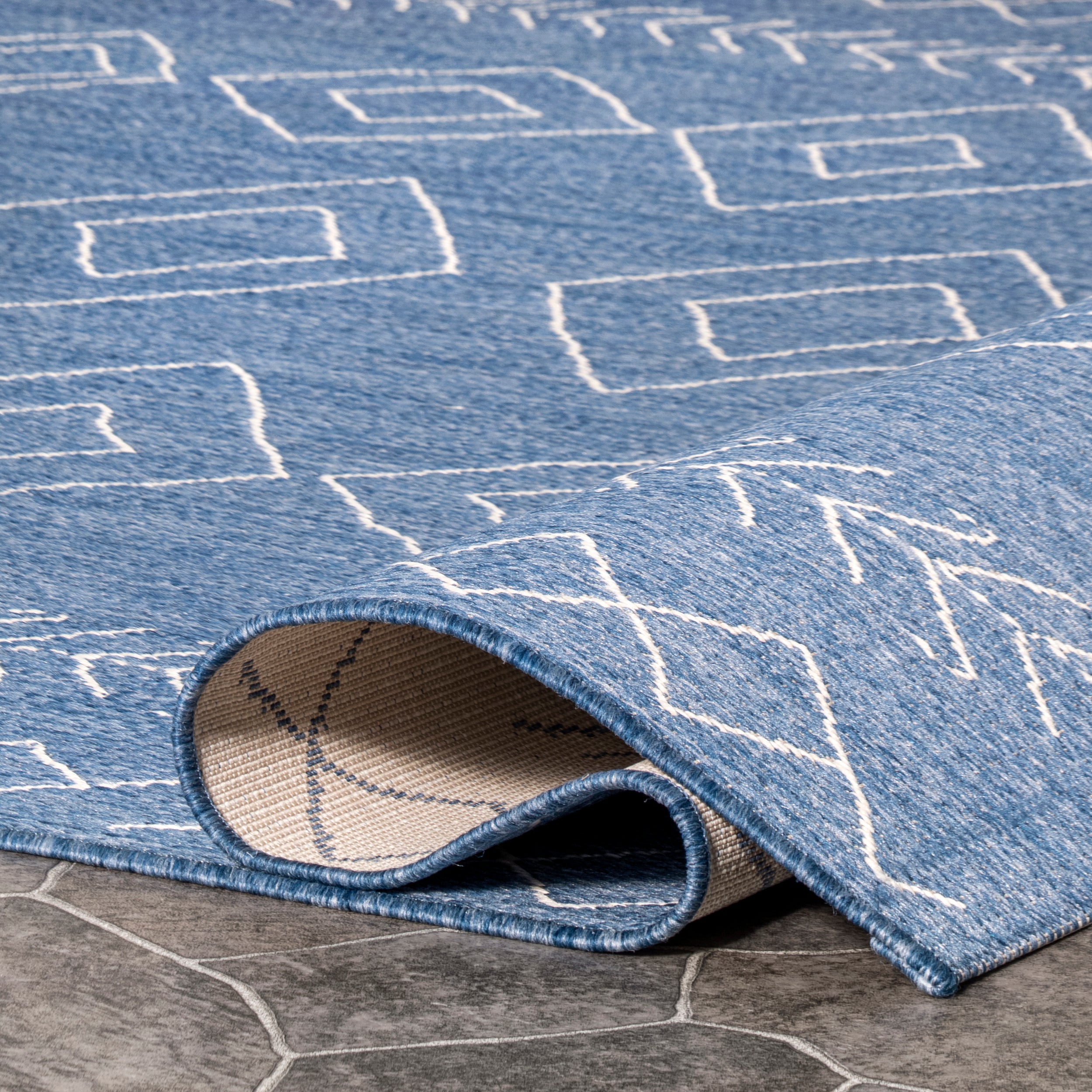 Serna Moroccan Indoor/Outdoor Area Rug - Image 15