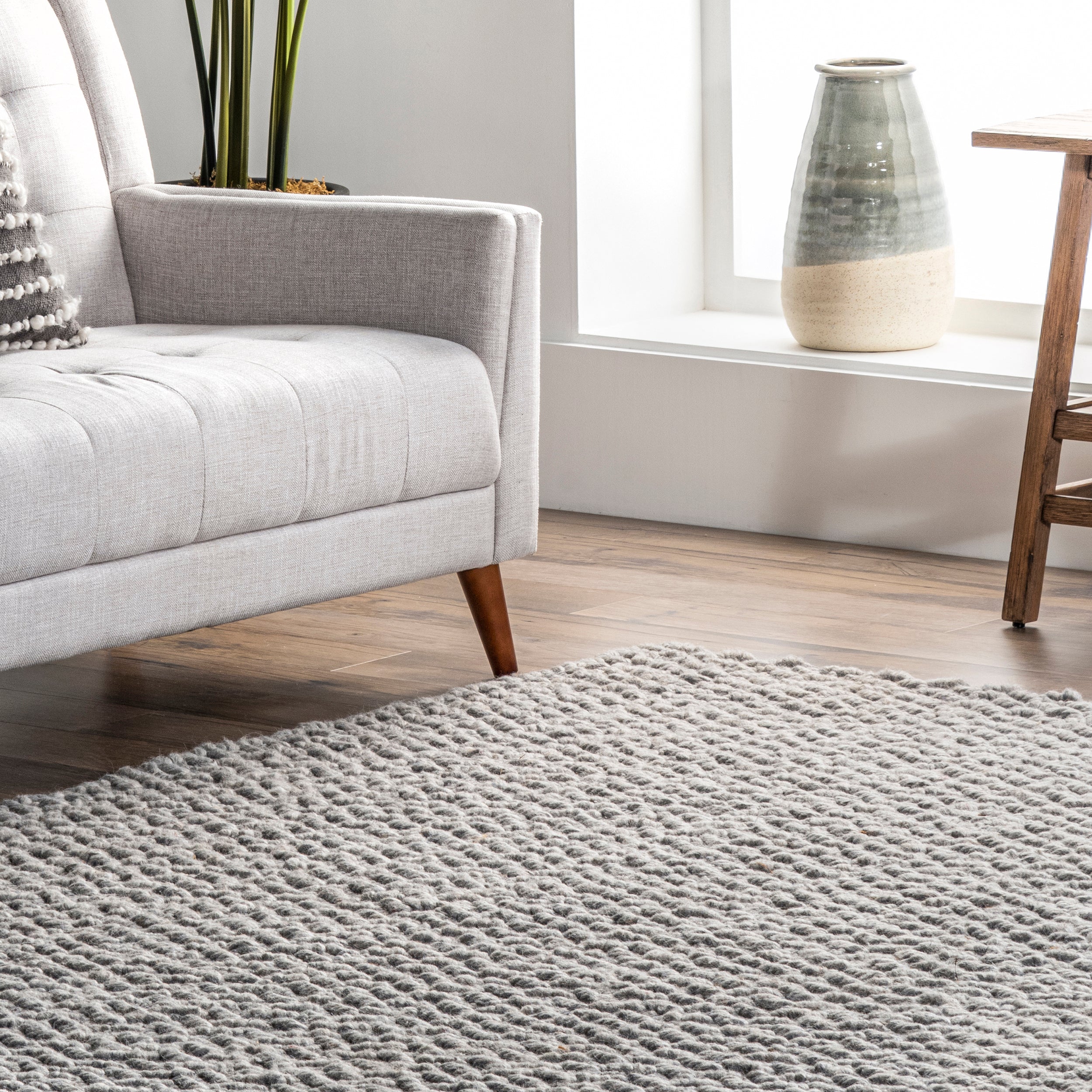 Glendora Hand Woven Chevron Area Rug - Image 18