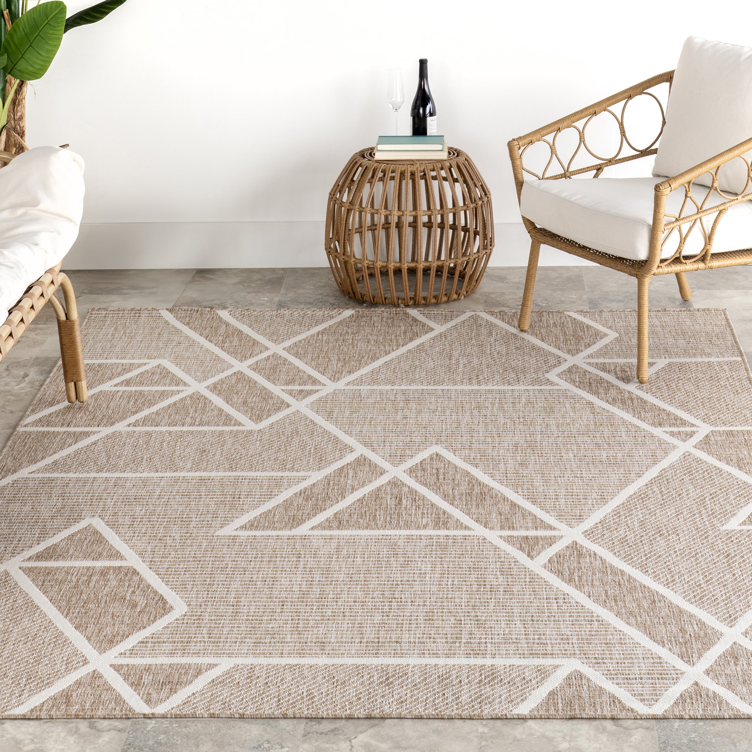 Armida Geometric Indoor/Outdoor Area Rug - Image 9