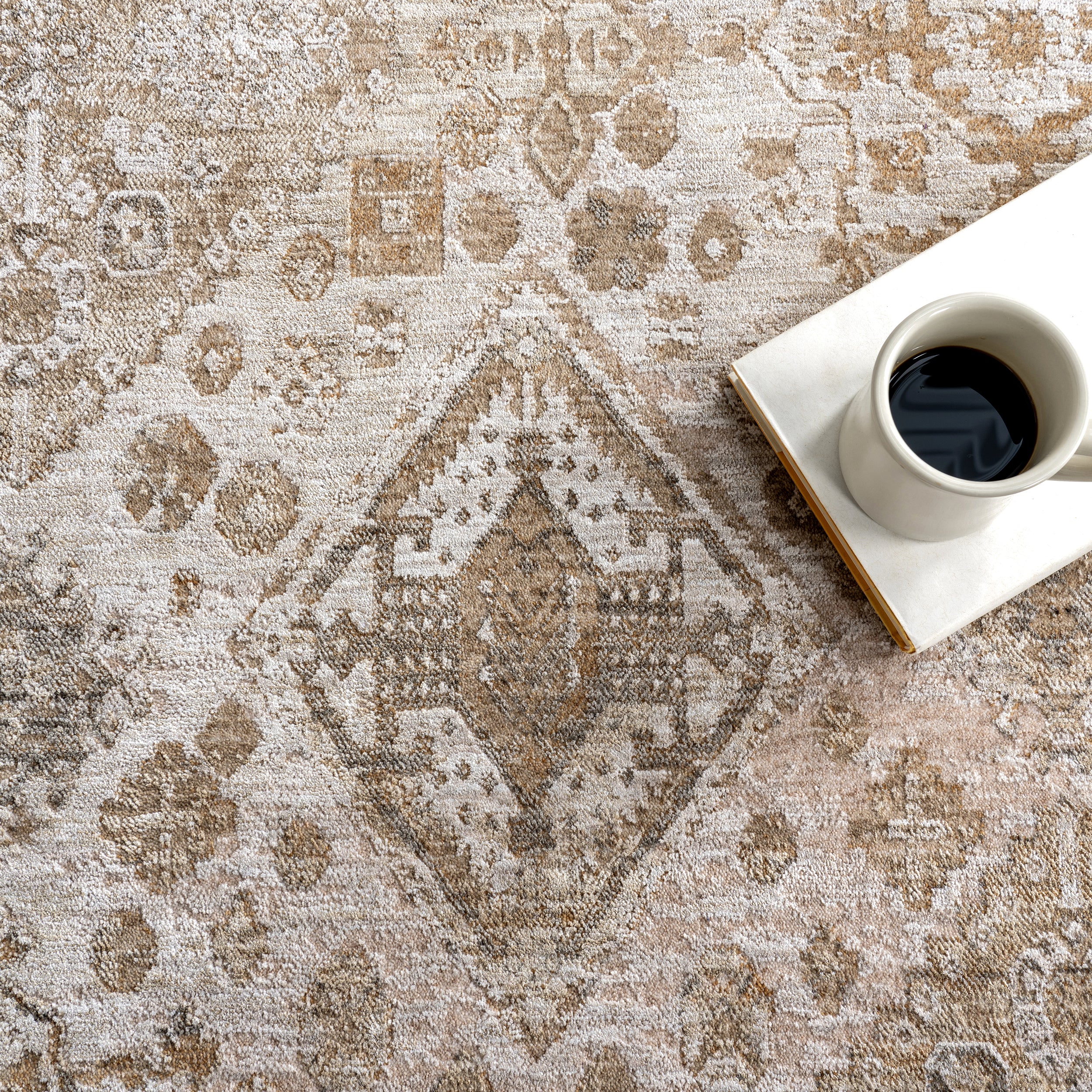 Klyah Medallion Fringe Area Rug - Image 7