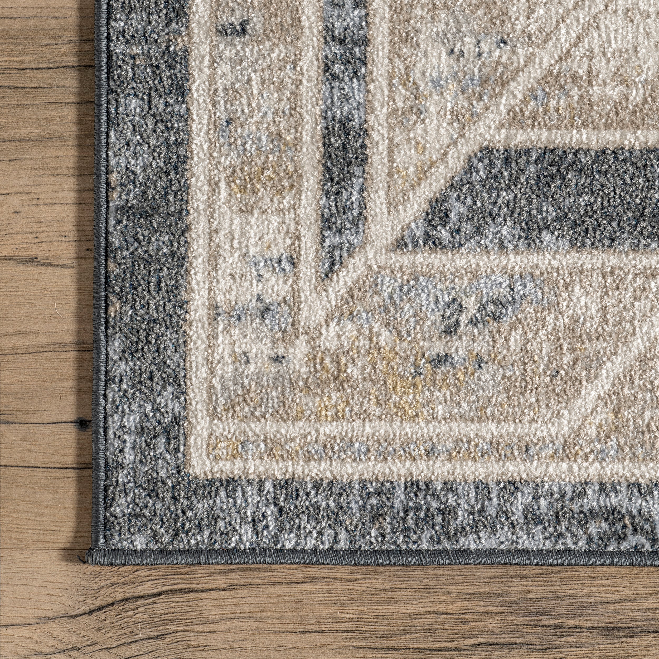 Nika Modern Faded Machine Washable Area Rug - Image 5