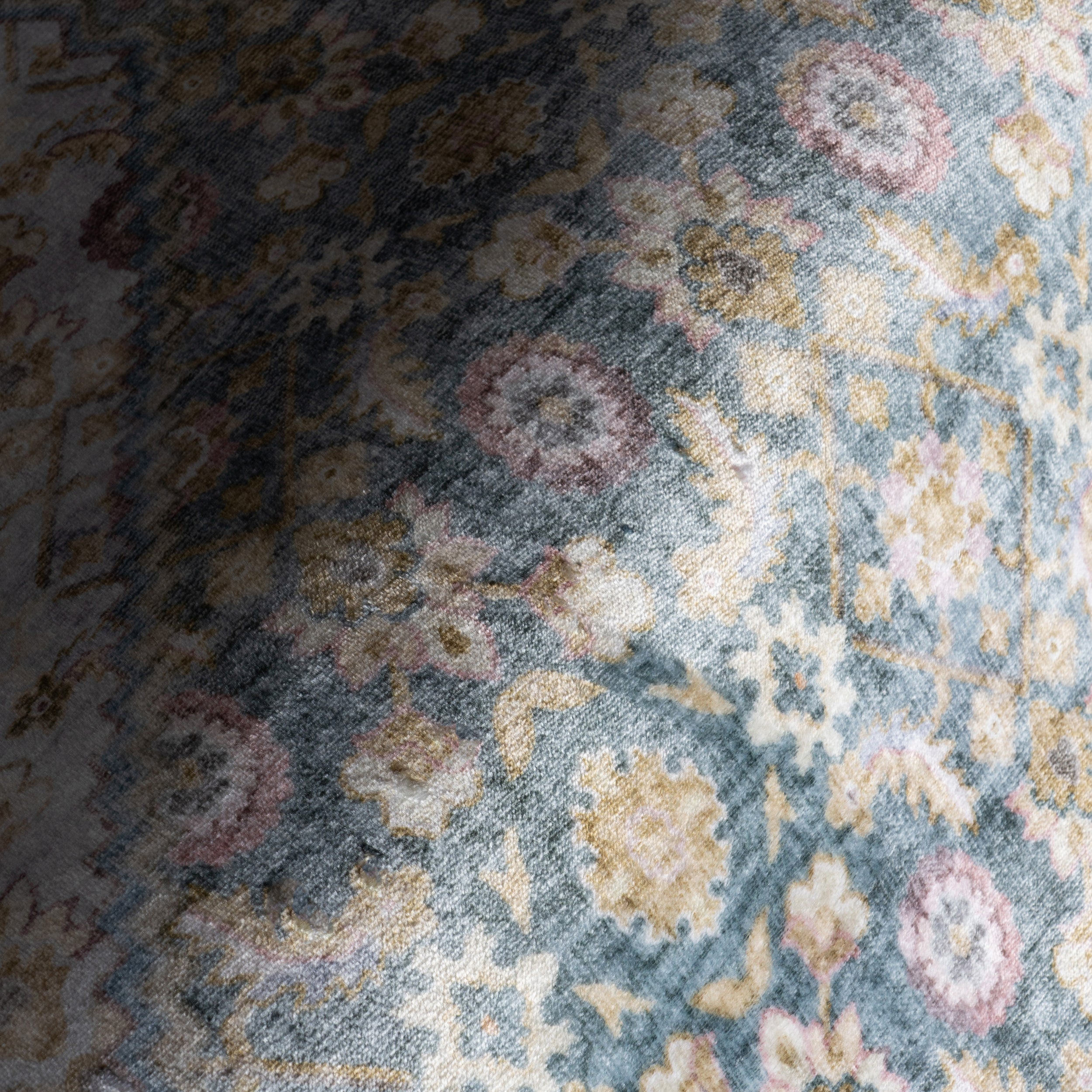 Caius Faded Medallion Machine Washable Area Rug - Image 5