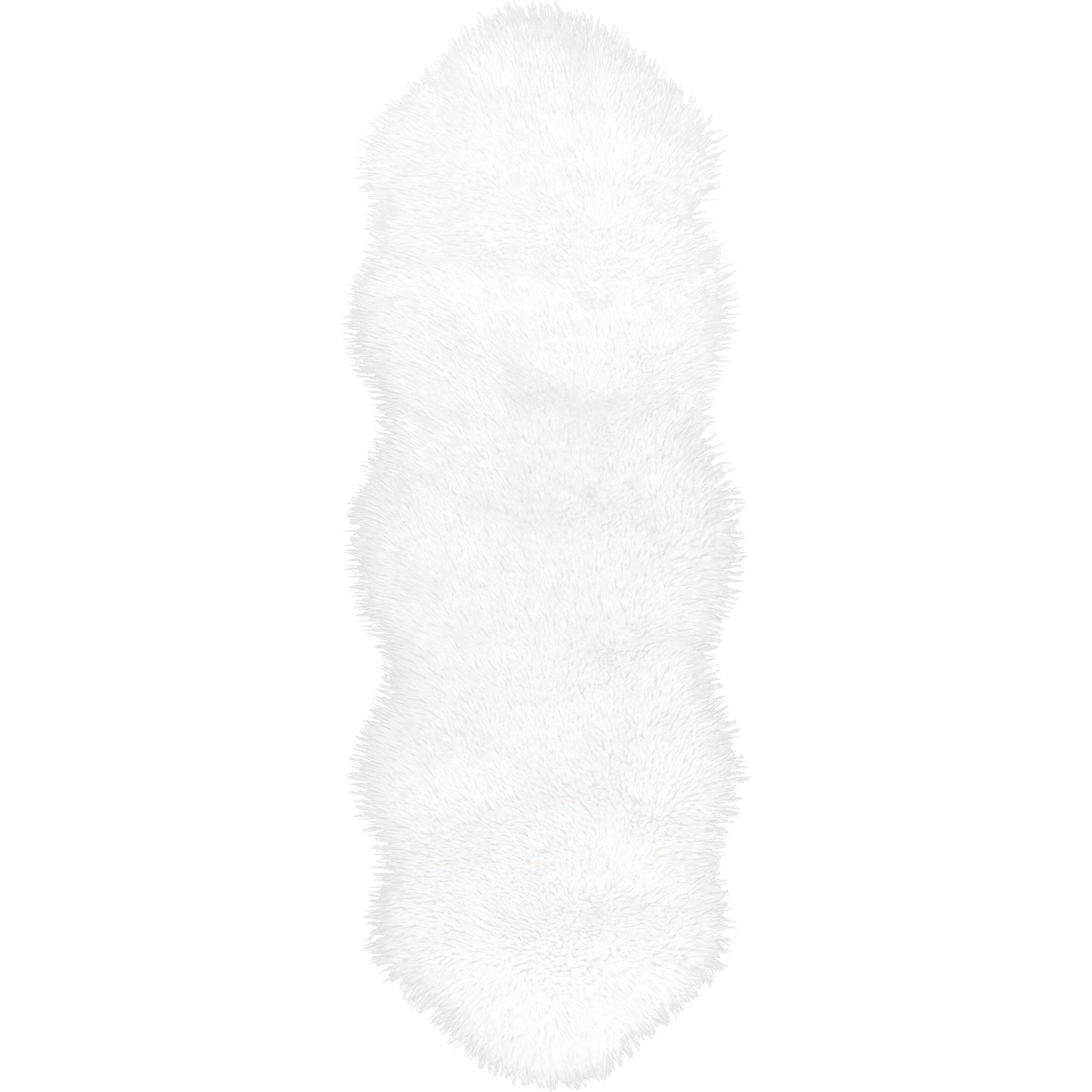 Salome Plush Faux Sheepskin Machine Washable Area Rug