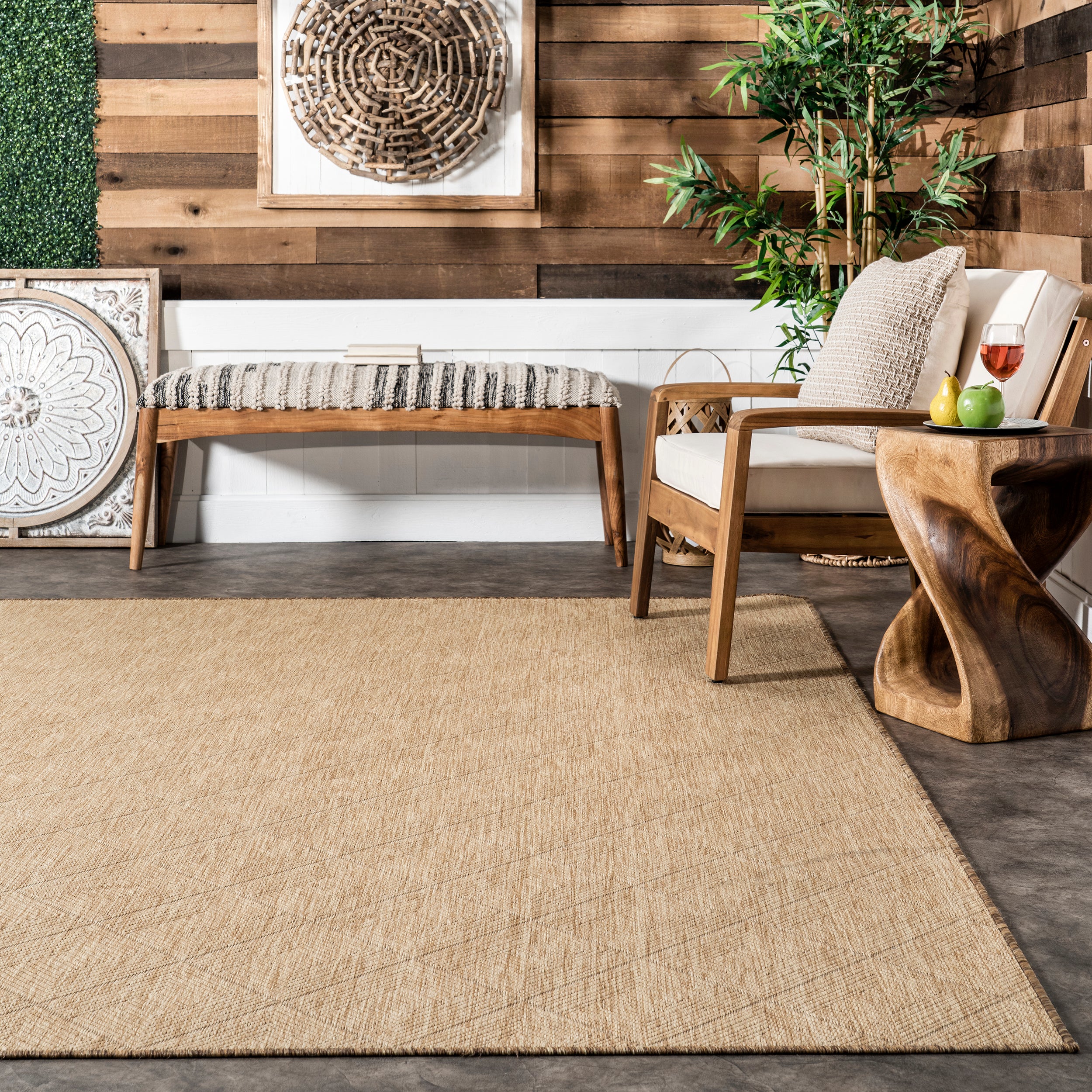 Ray Diamond Indoor/Outdoor Area Rug - Image 8