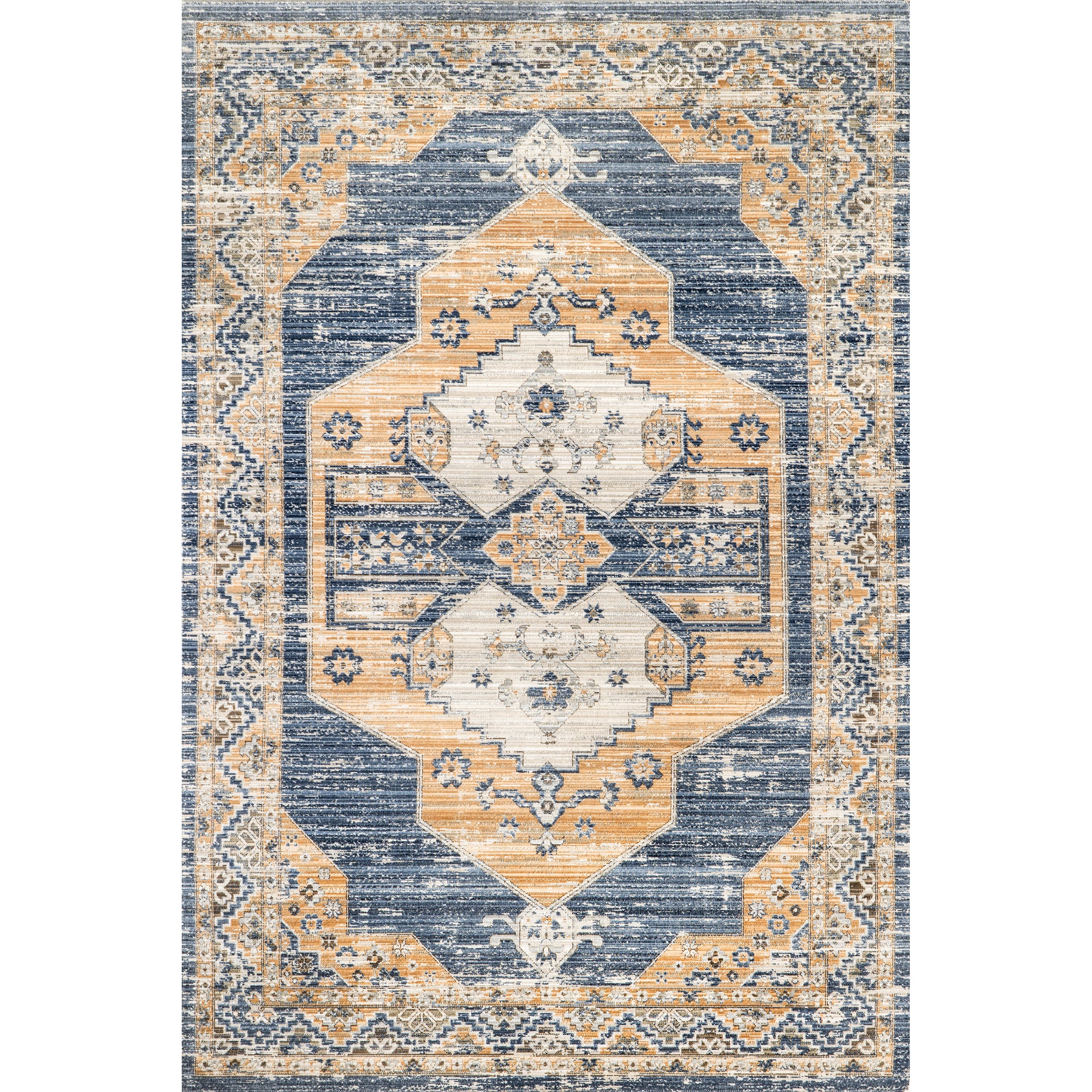 Zazie Traditional Machine Washable Indoor/Outdoor Area Rug