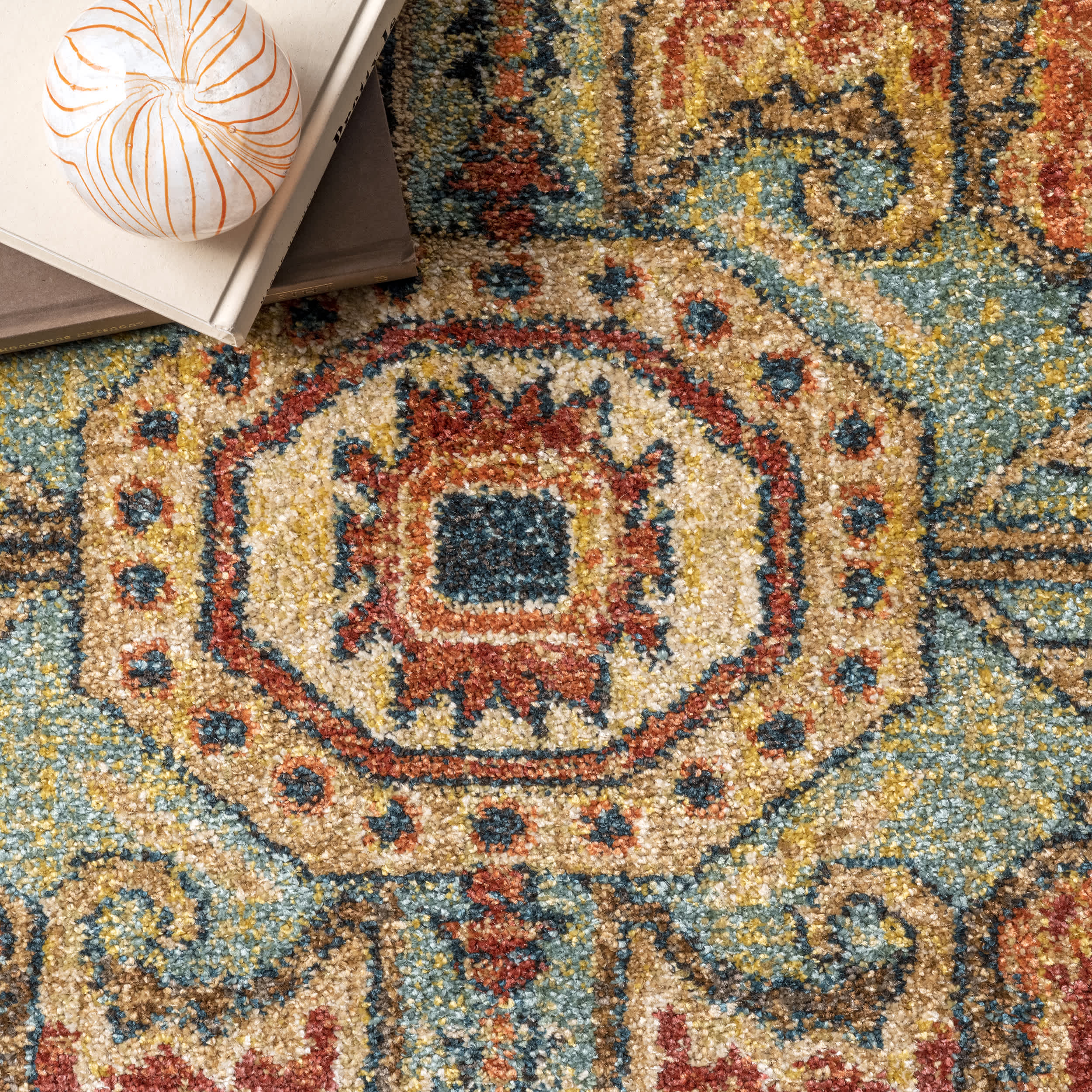 Tribal Medallion Tabetha Rug - Image 6