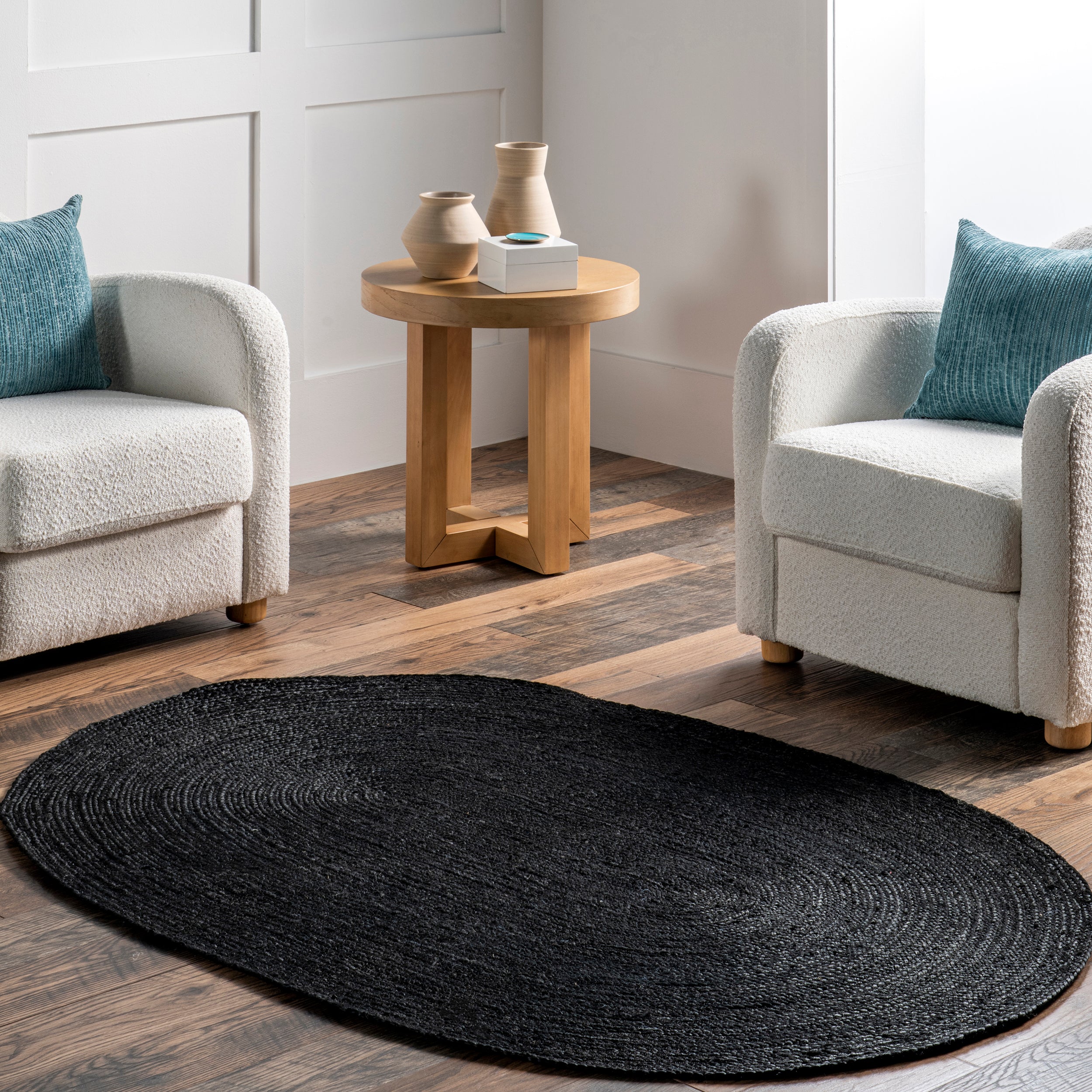 Rigo Hand Woven Farmhouse Jute Area Rug - Image 10