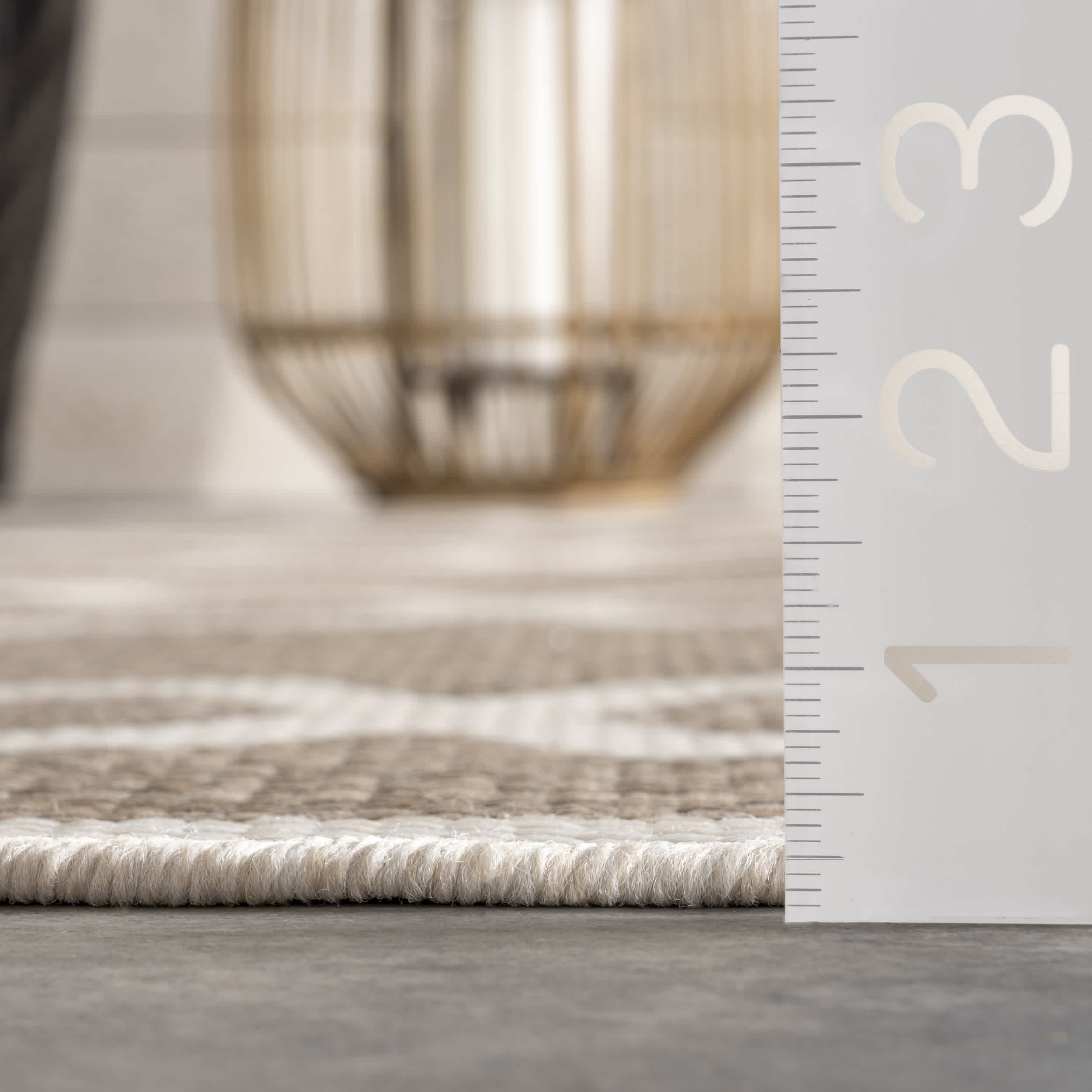 Machine Made Gina Outdoor Moroccan Trellis Area Rug - Image 3