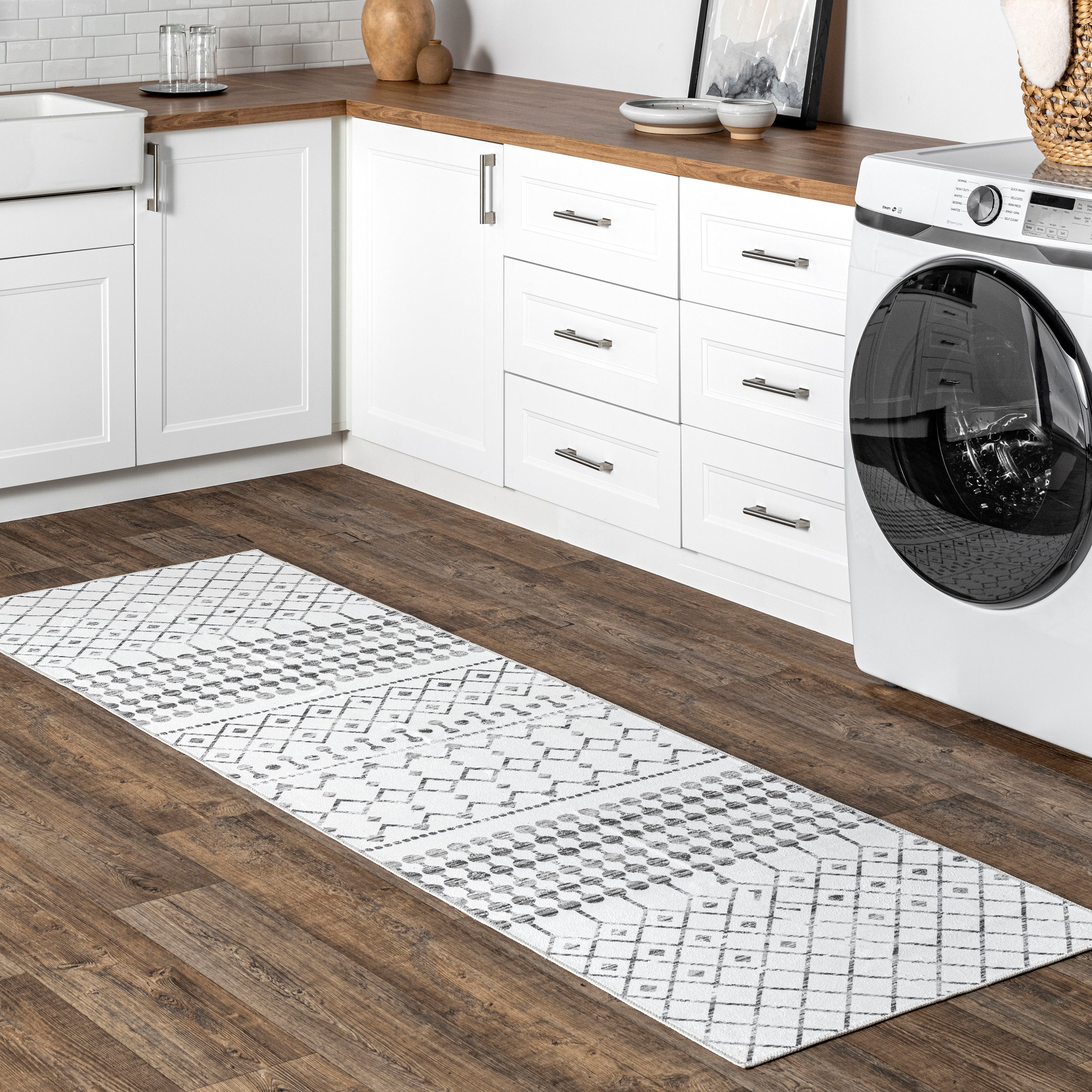 Moroccan Blythe Machine Washable Area Rug - Image 11