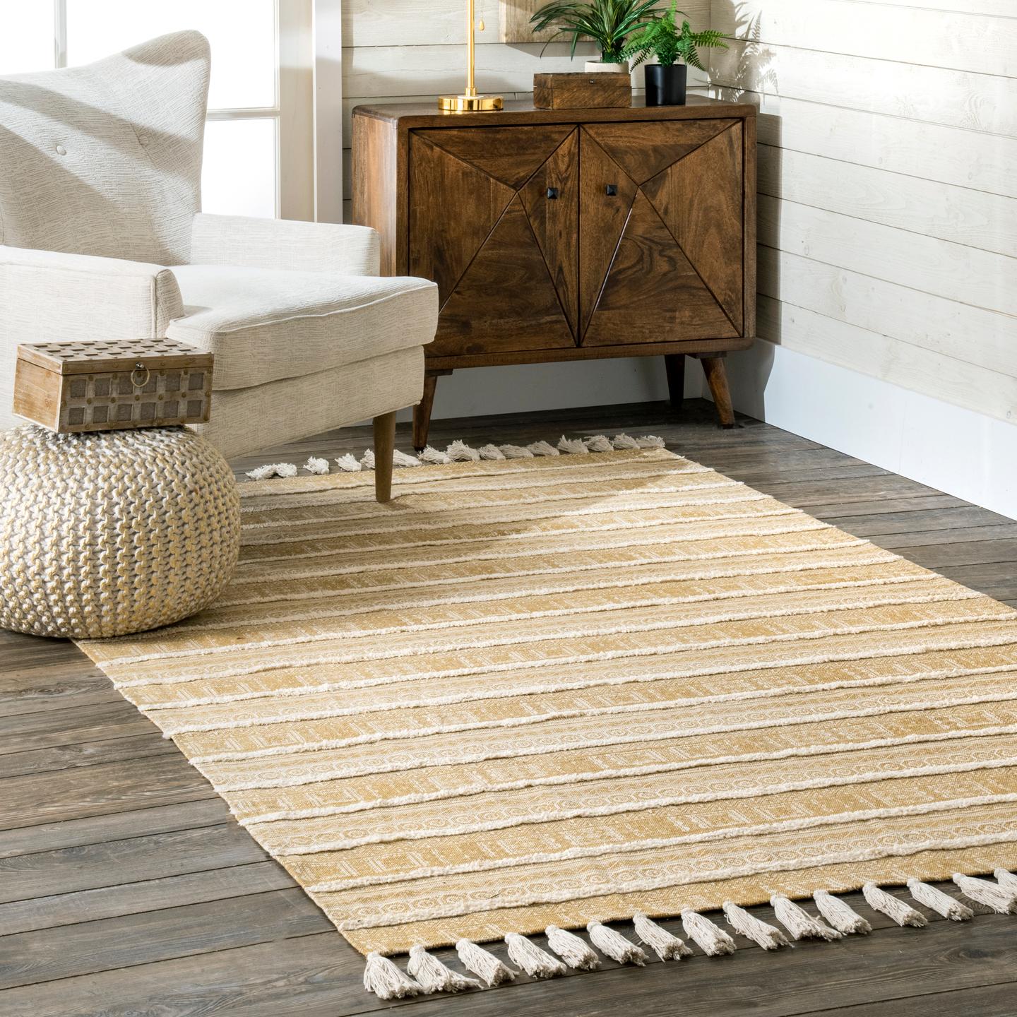 Rasmus Greek Frieze Stripes Area Rug - Image 6