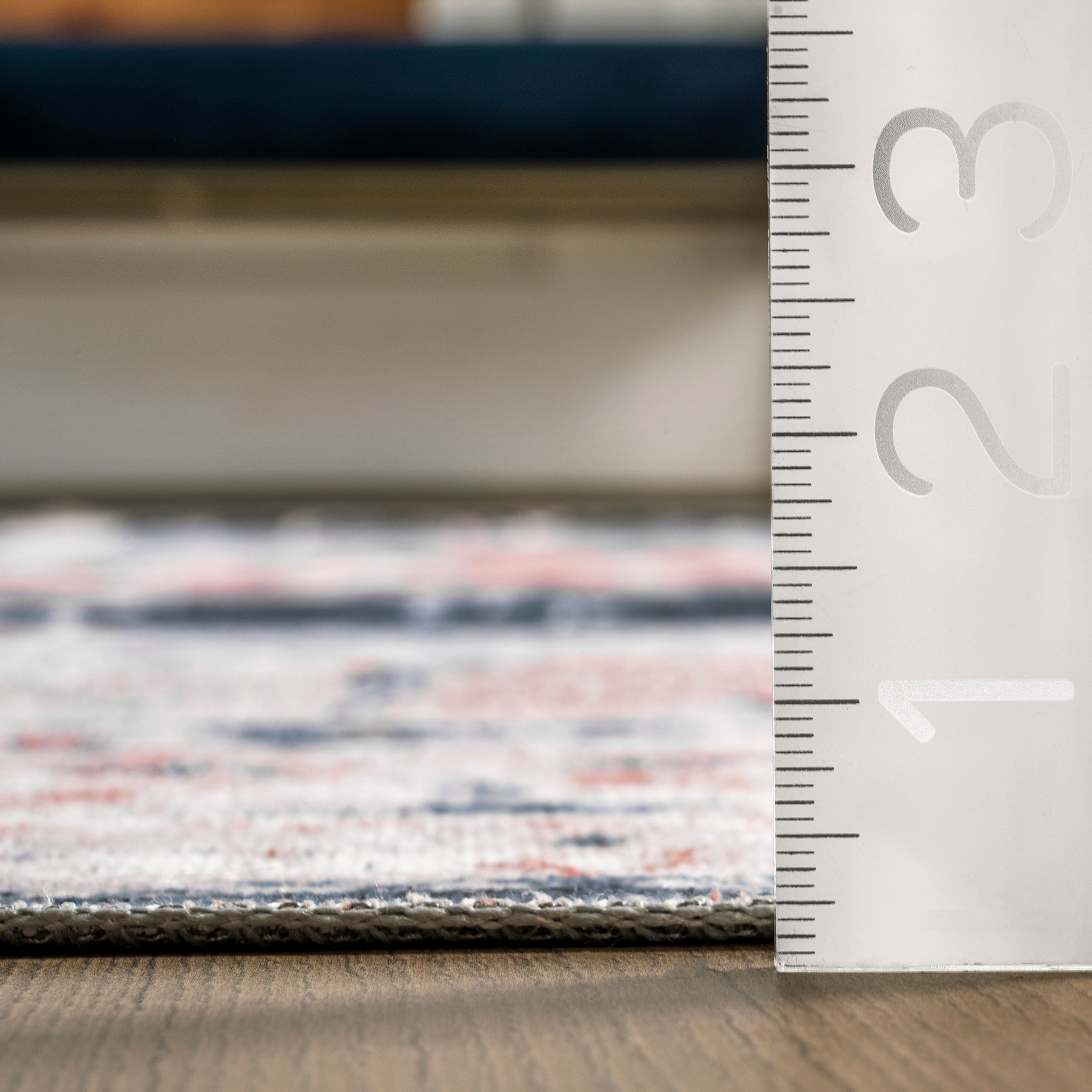 Evette Traditional Medallion Machine Washable Area Rug - Image 3