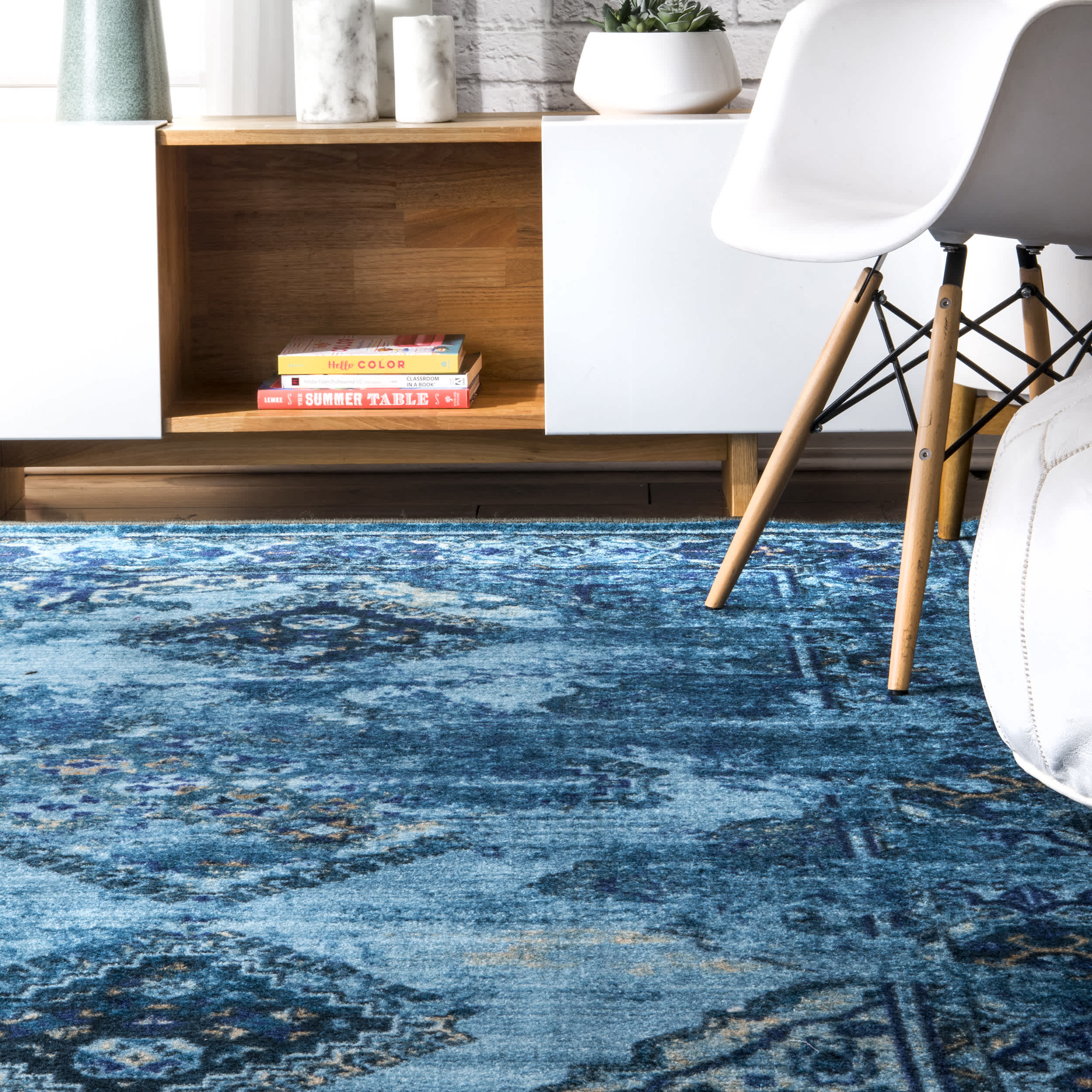 Distressed Tribal Lavonna Area Rug - Image 9