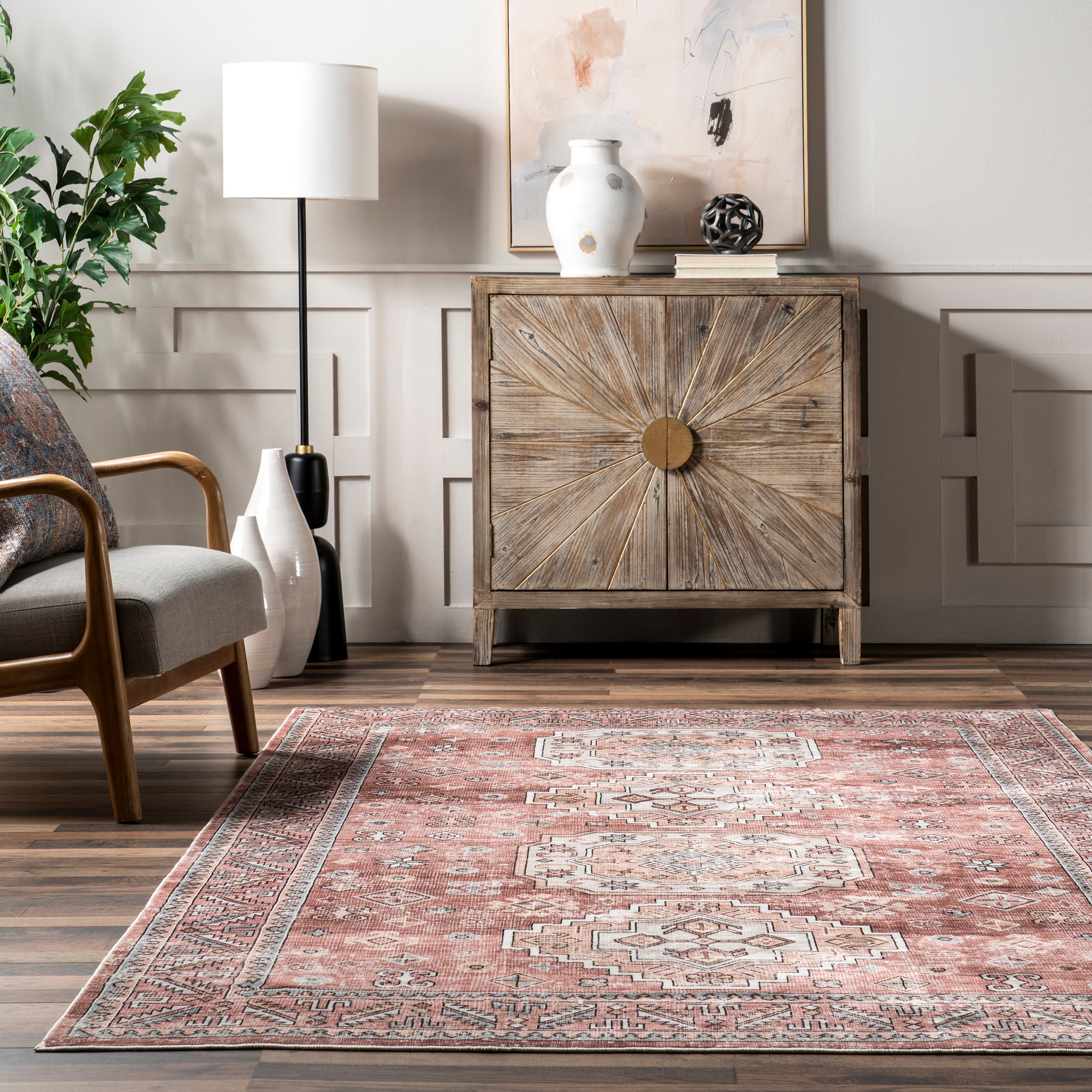 Tindra Faded Multi Medallion Machine Washable - Image 8