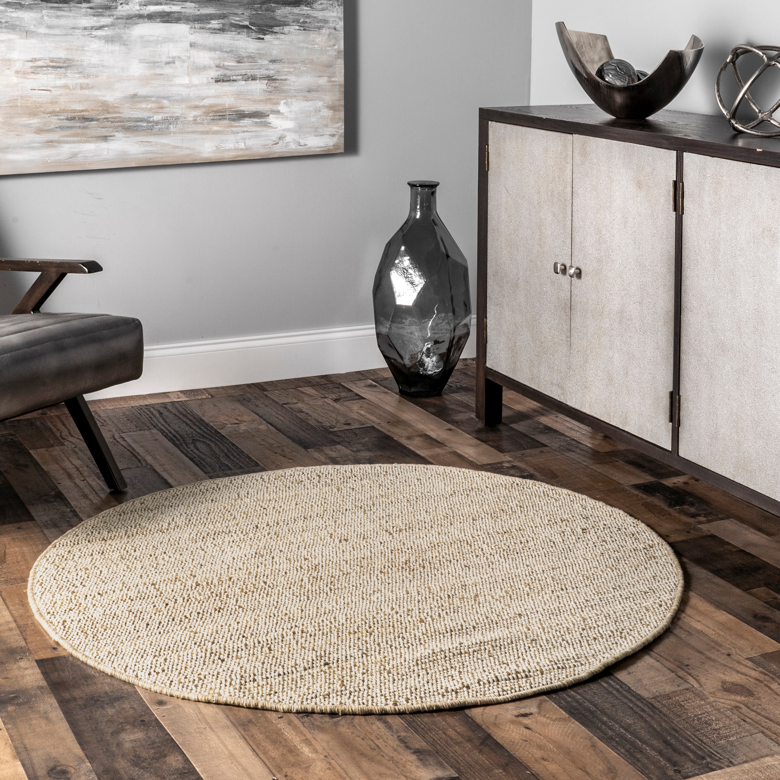Elfriede Farmhouse Jute Blend Area Rug - Image 10