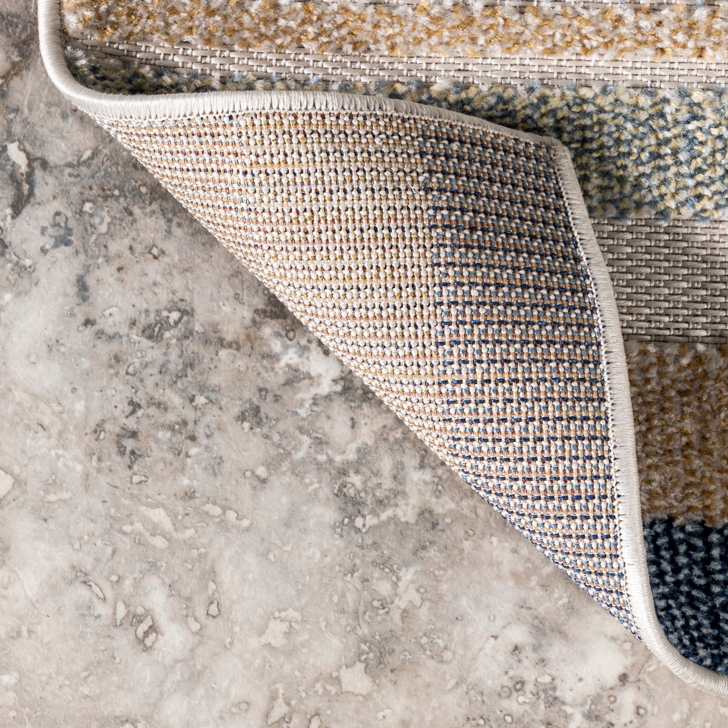 Adira Geometric Striped Indoor/Outdoor Area Rug - Image 7