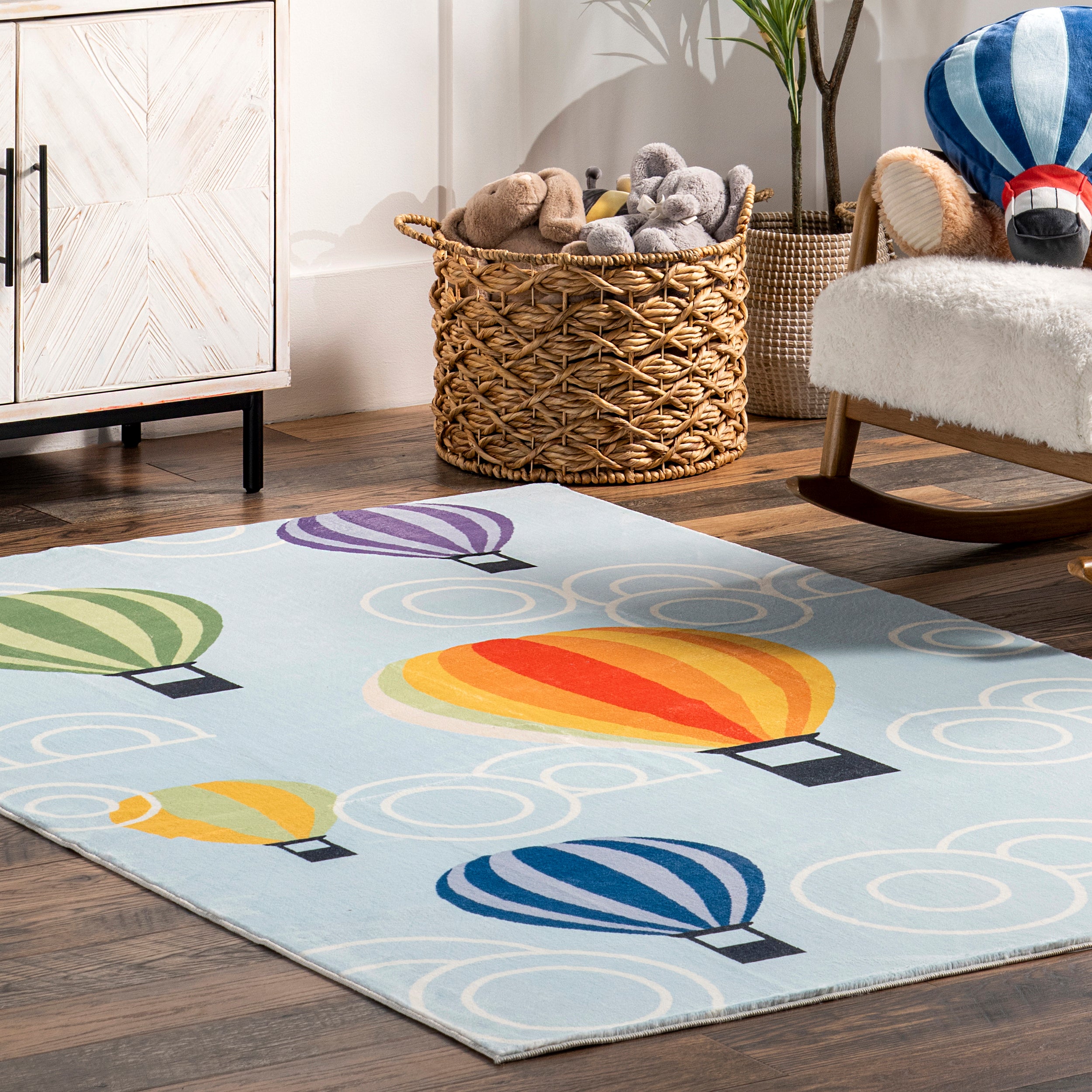 Annelie Balloon Machine Washable Kids Area Rug - Image 9