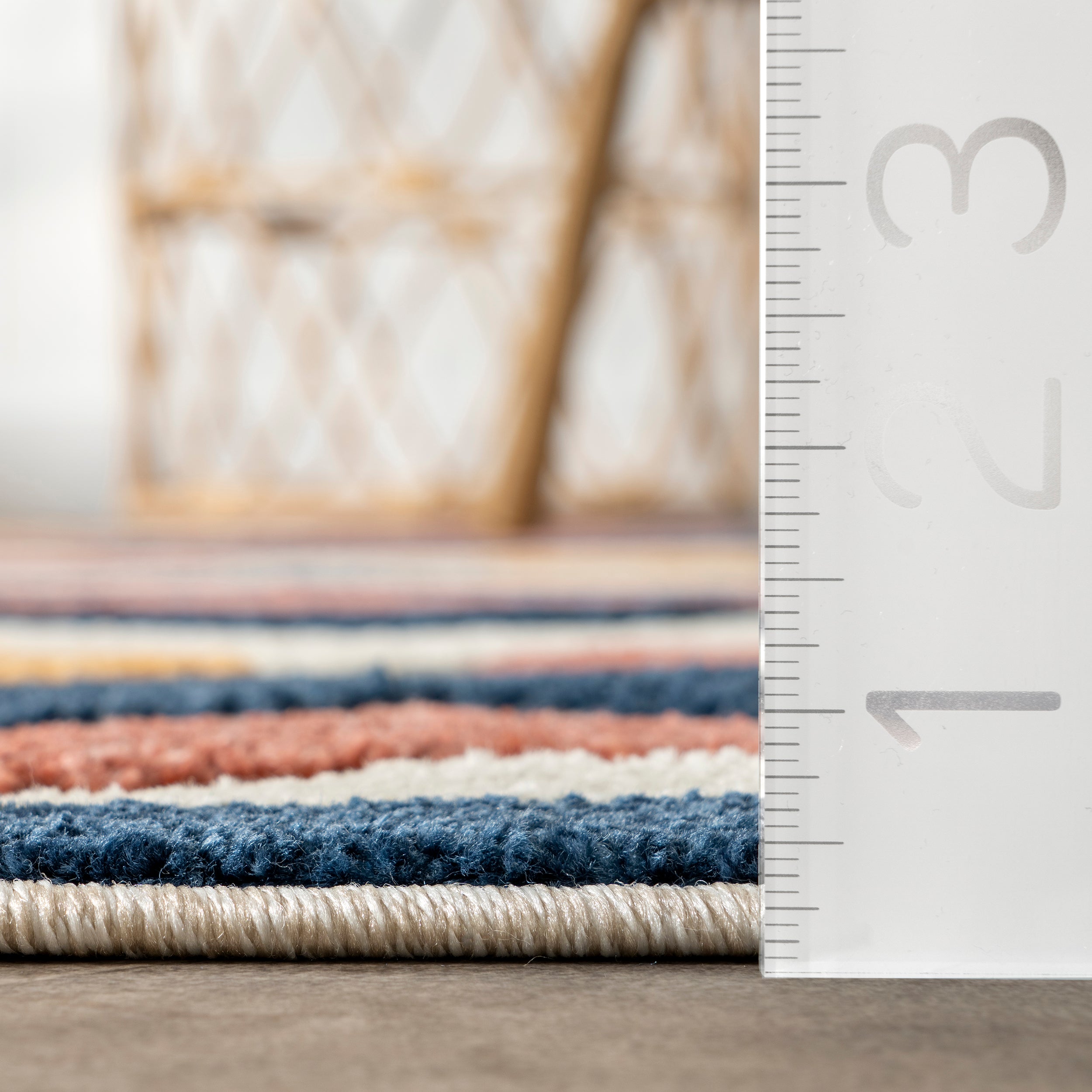 Salena Transitional Diamond Indoor/Outdoor Area Rug - Image 3