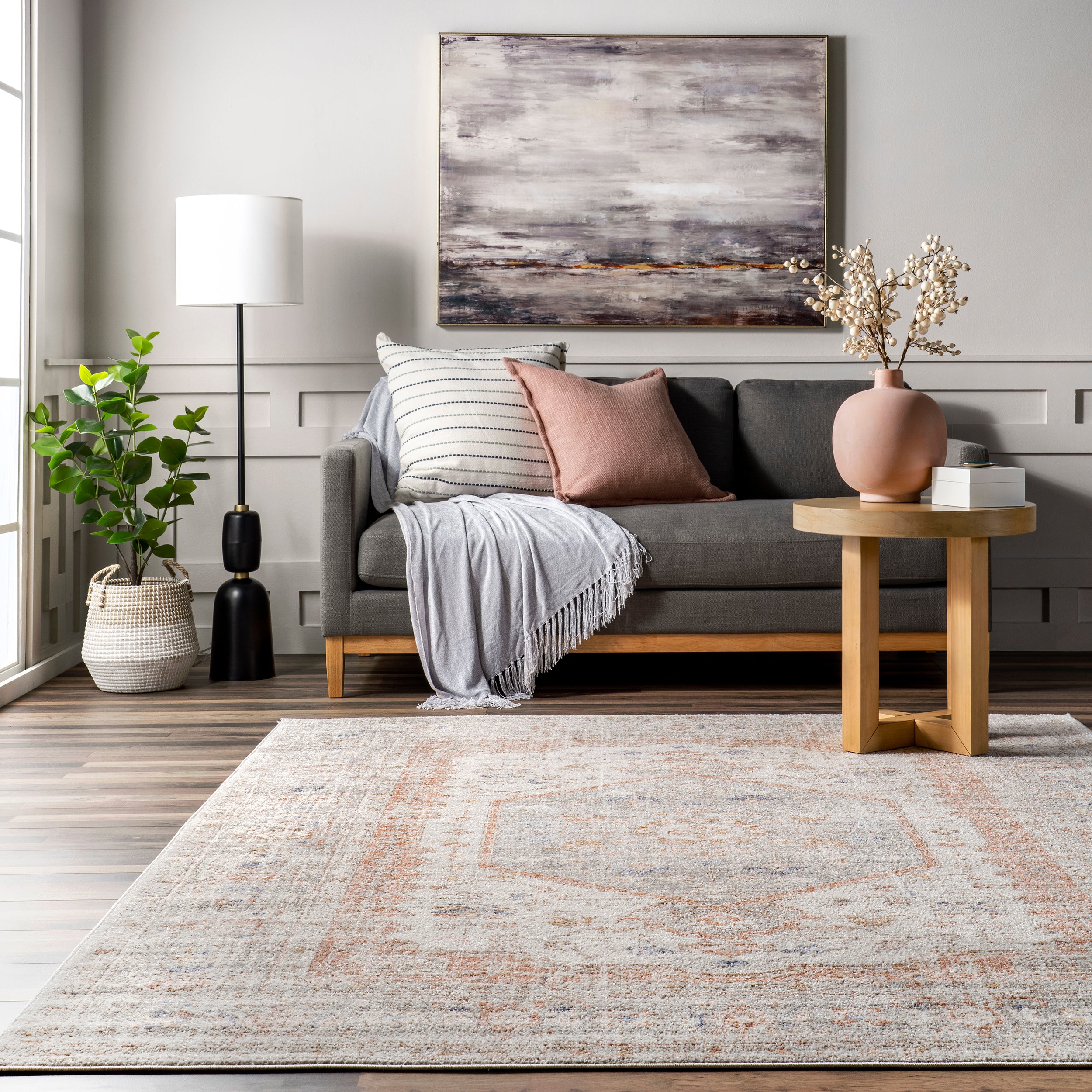 Jacquie Vintage Floral Area Rug - Image 30