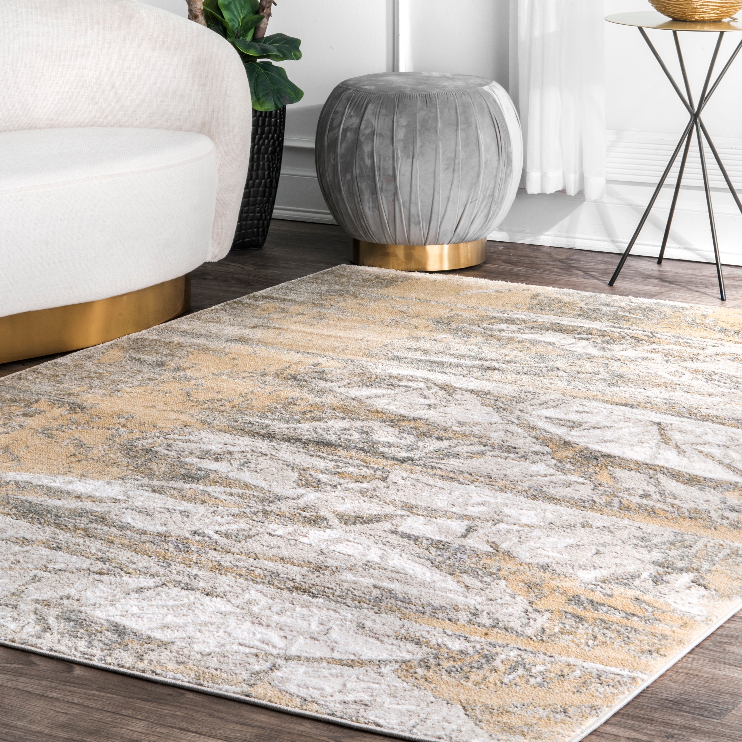 Contemporary Abstract Leora Area Rug - Image 2