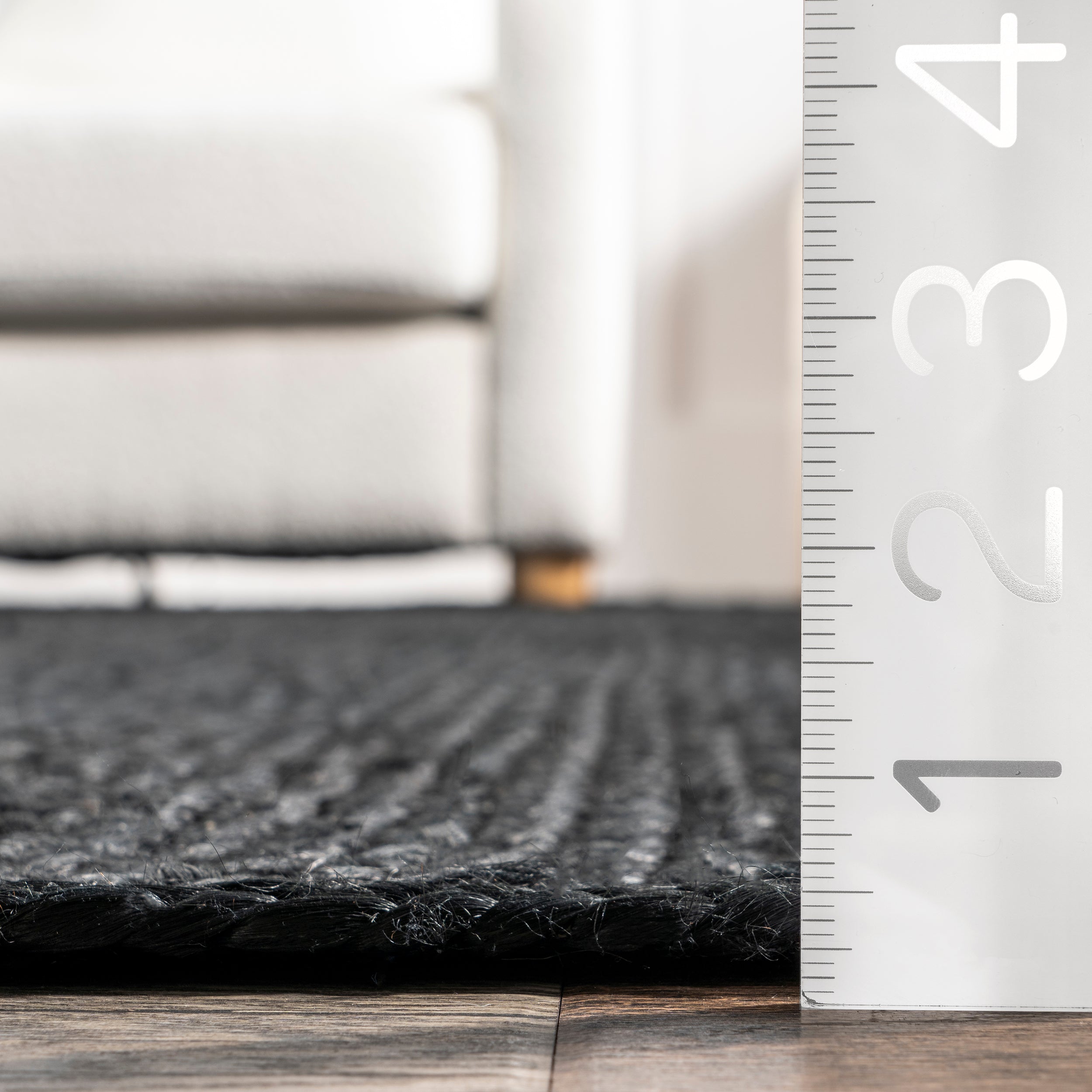 Rigo Hand Woven Farmhouse Jute Area Rug - Image 3