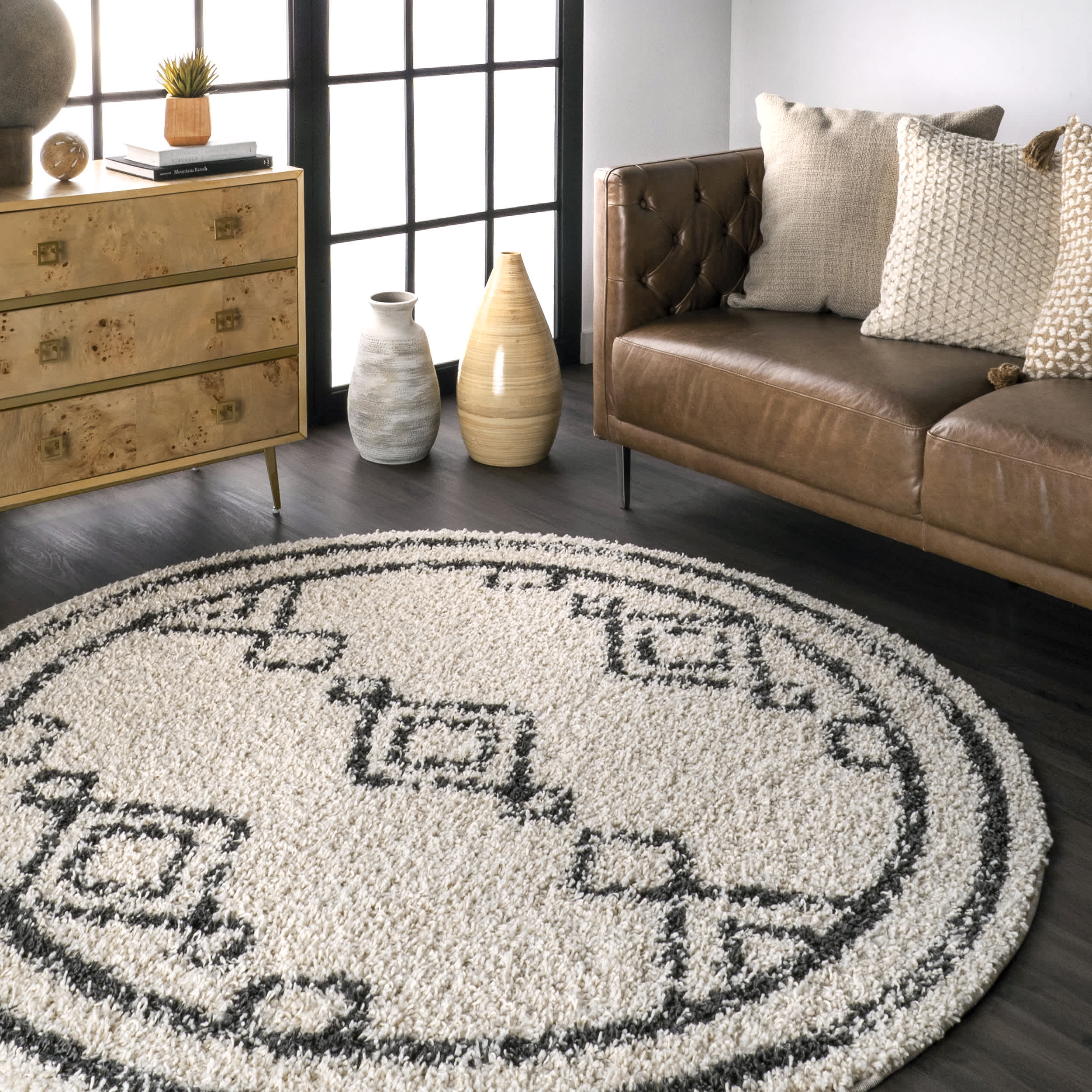 Mackie Moroccan Diamond Tassel Area Rug - Image 11