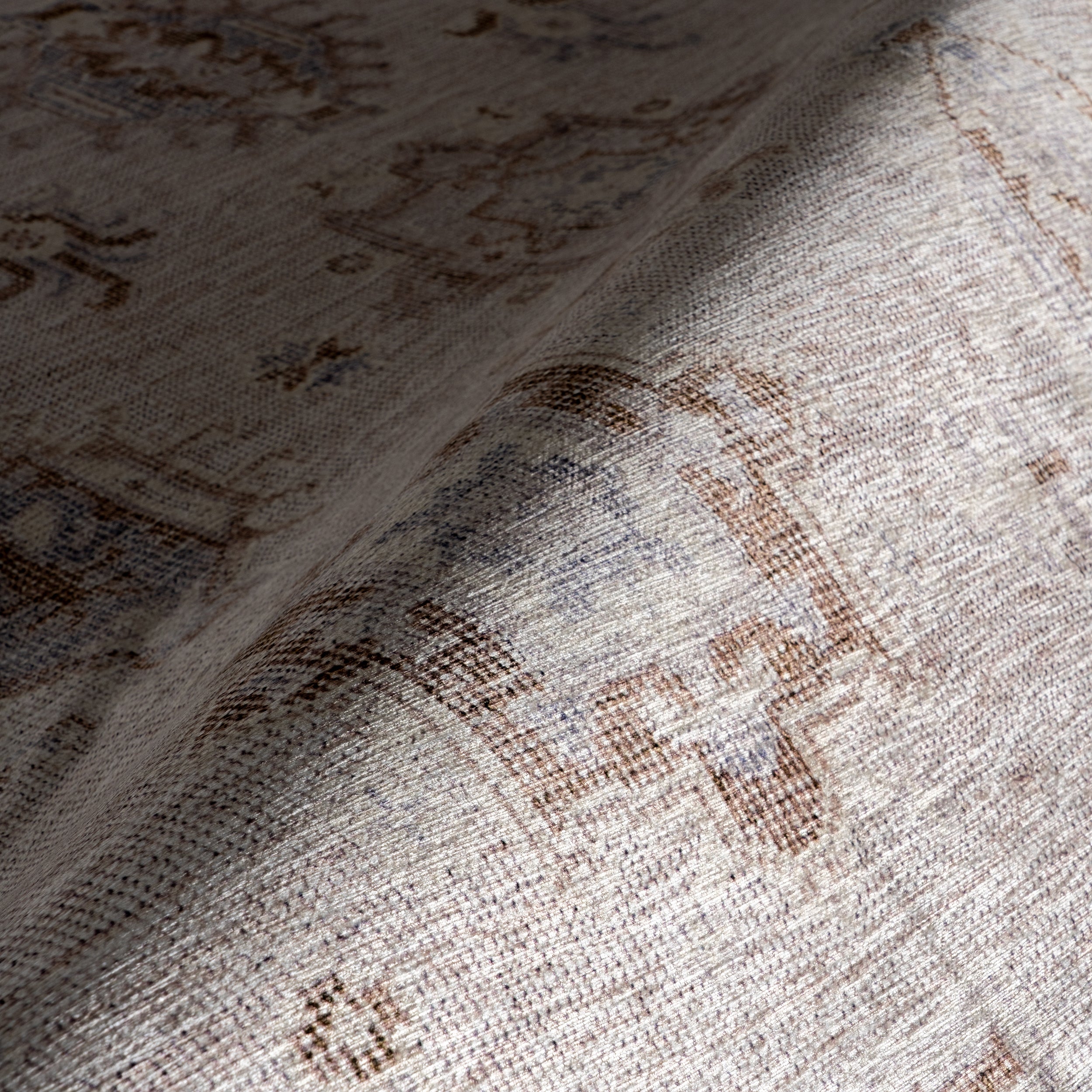 Vivica SplashGuard Faded Medallion Machine Washable Area Rug - Image 5