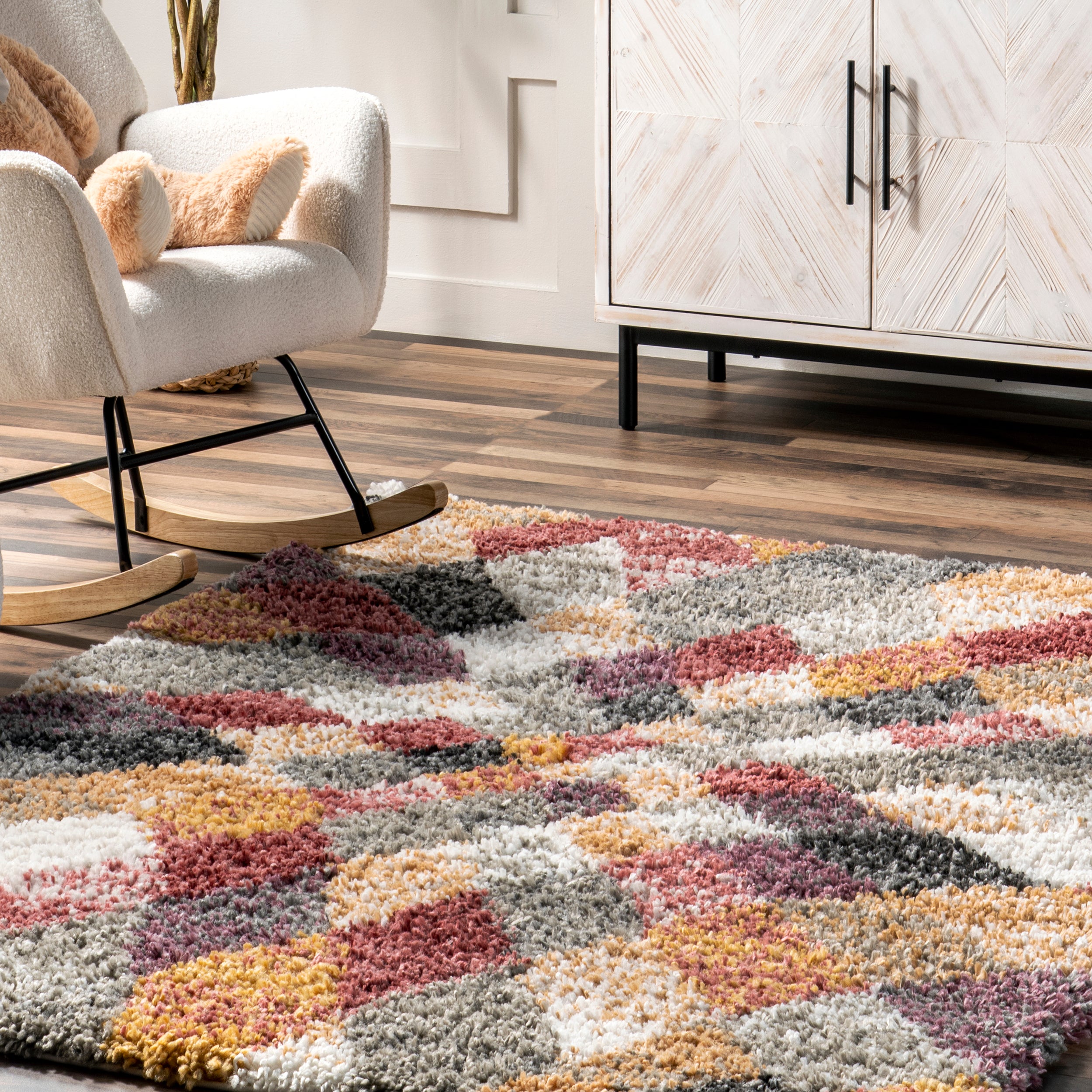 Dabney Abstract Kids Shag Area Rug - Image 9