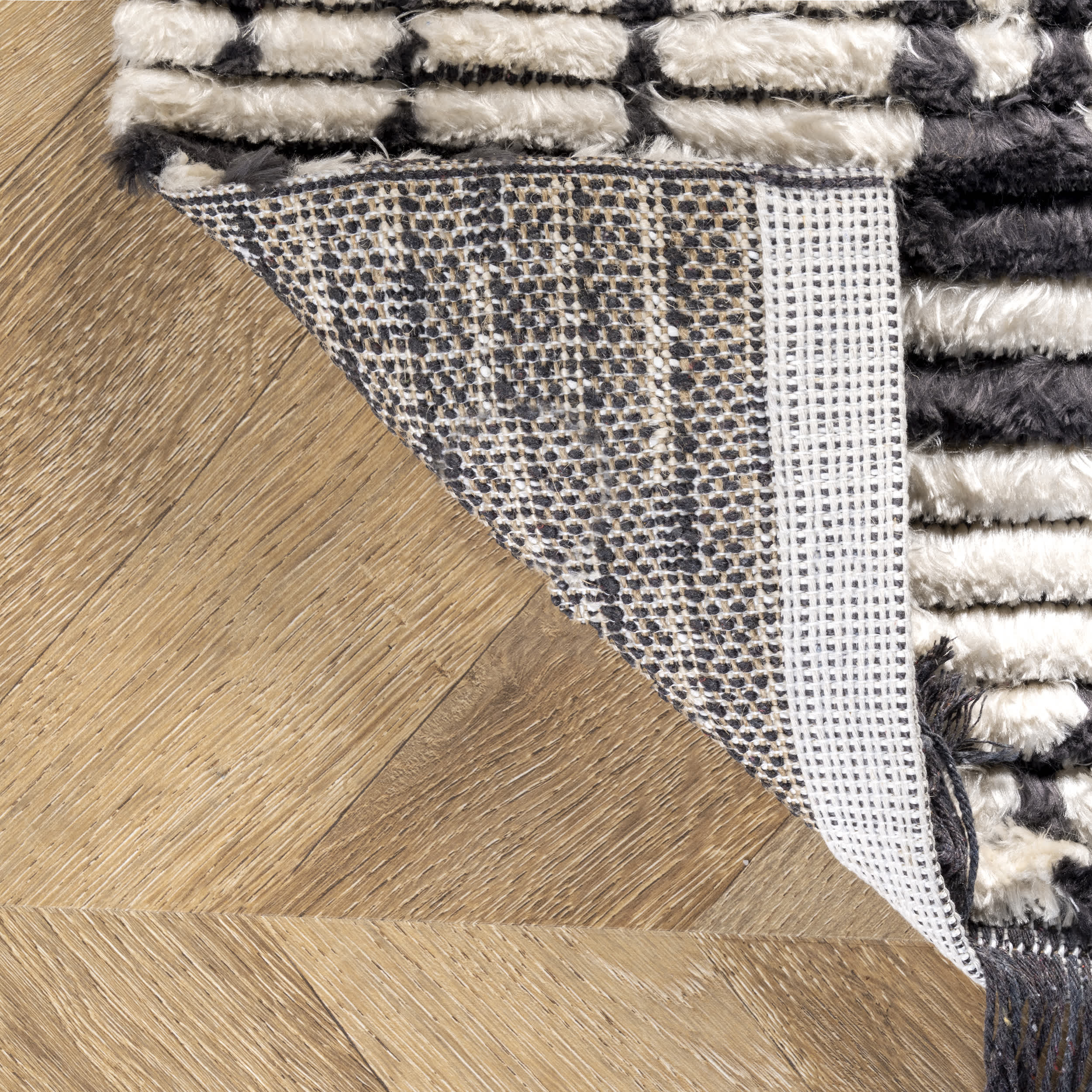 Tessa Tribal Soft Shag Fringe Area Rug - Image 7