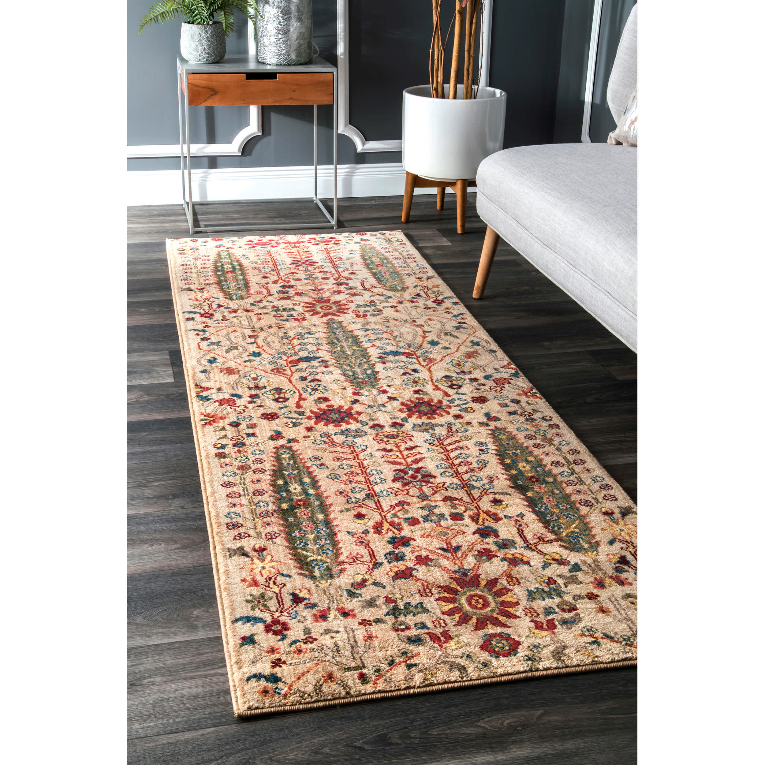 Dasilva Tribal Fringe Area Rug - Image 6