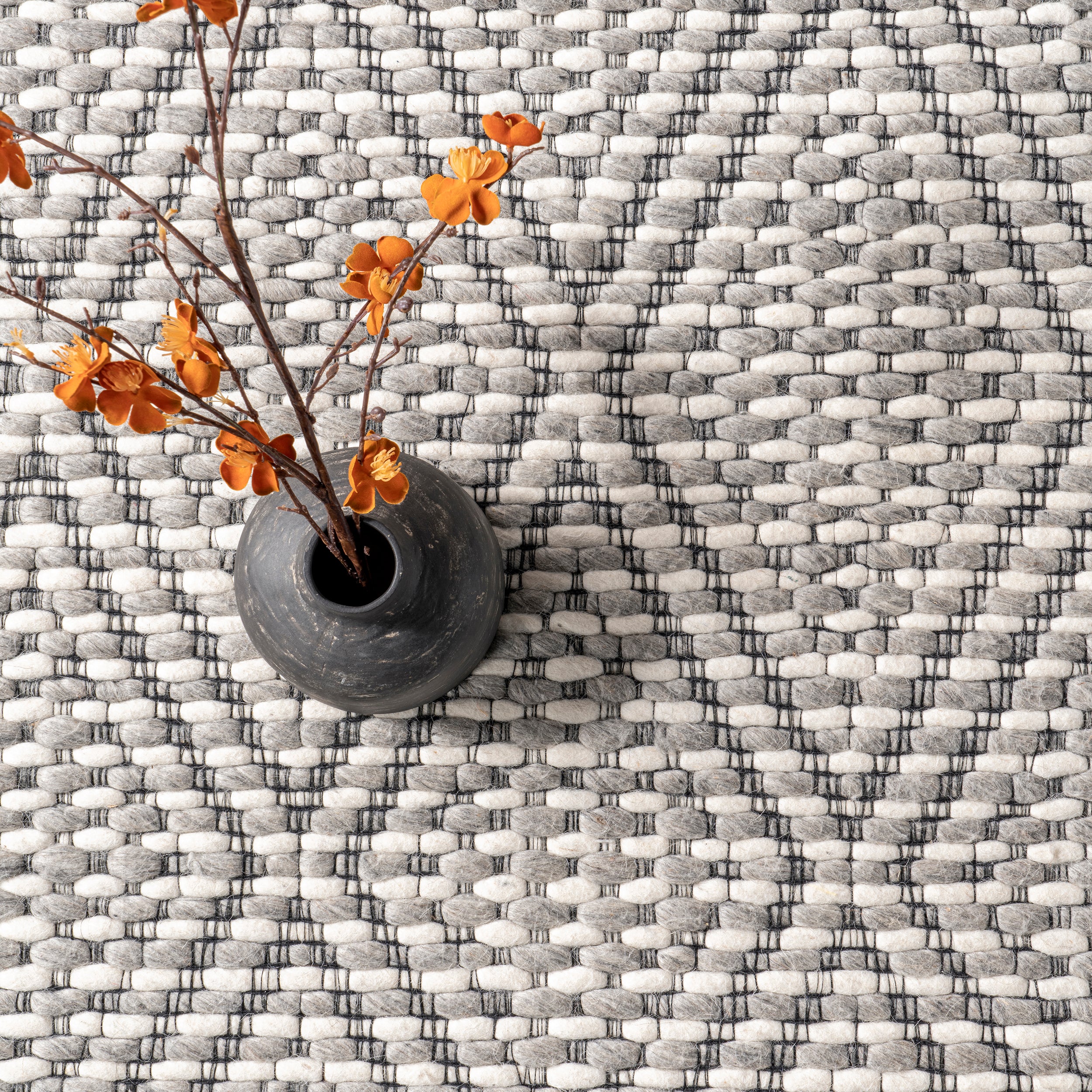 Laura Bohemian Trellis Wool and Jute Area Rug - Image 6
