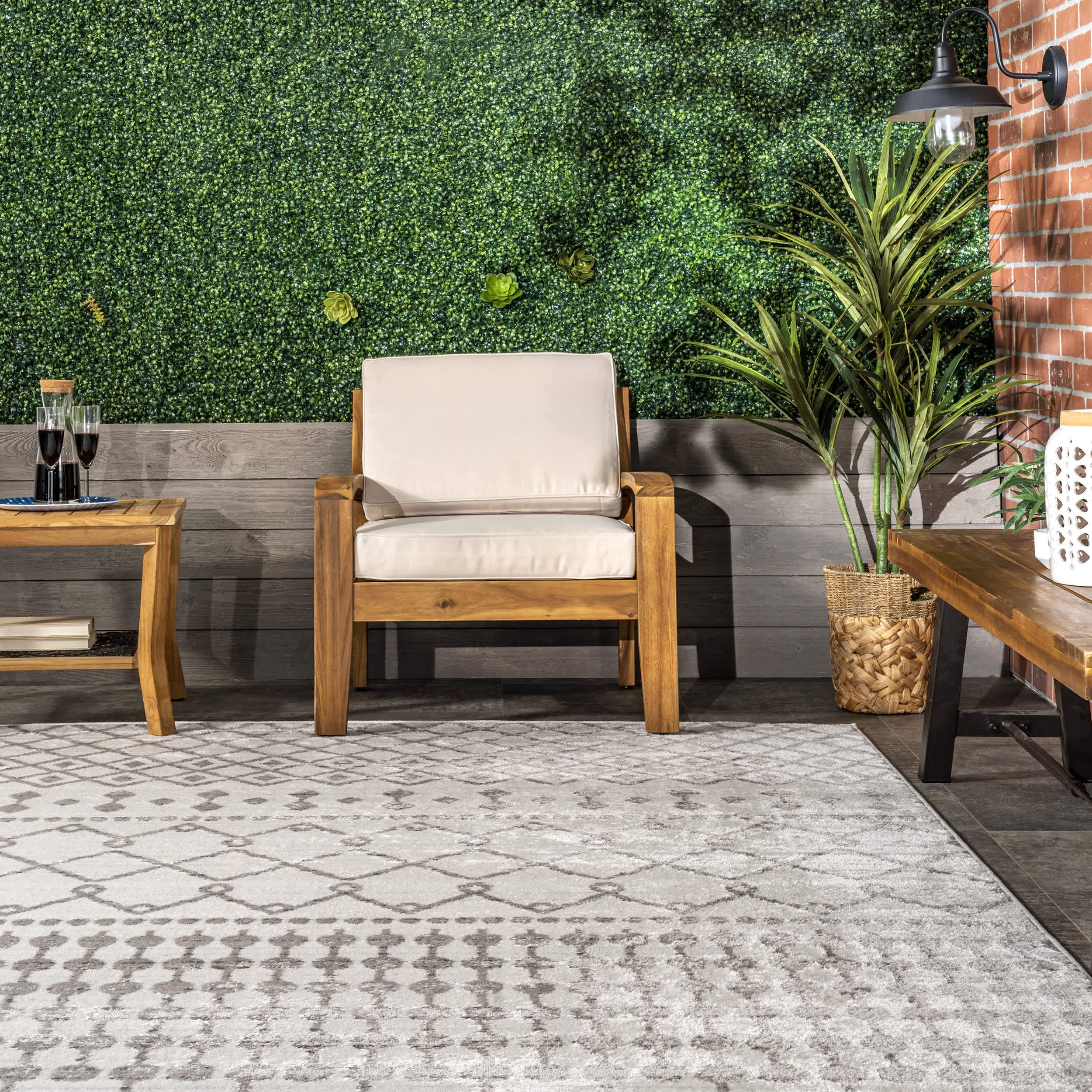 Kate Geometric Trellis Area Rug - Image 8