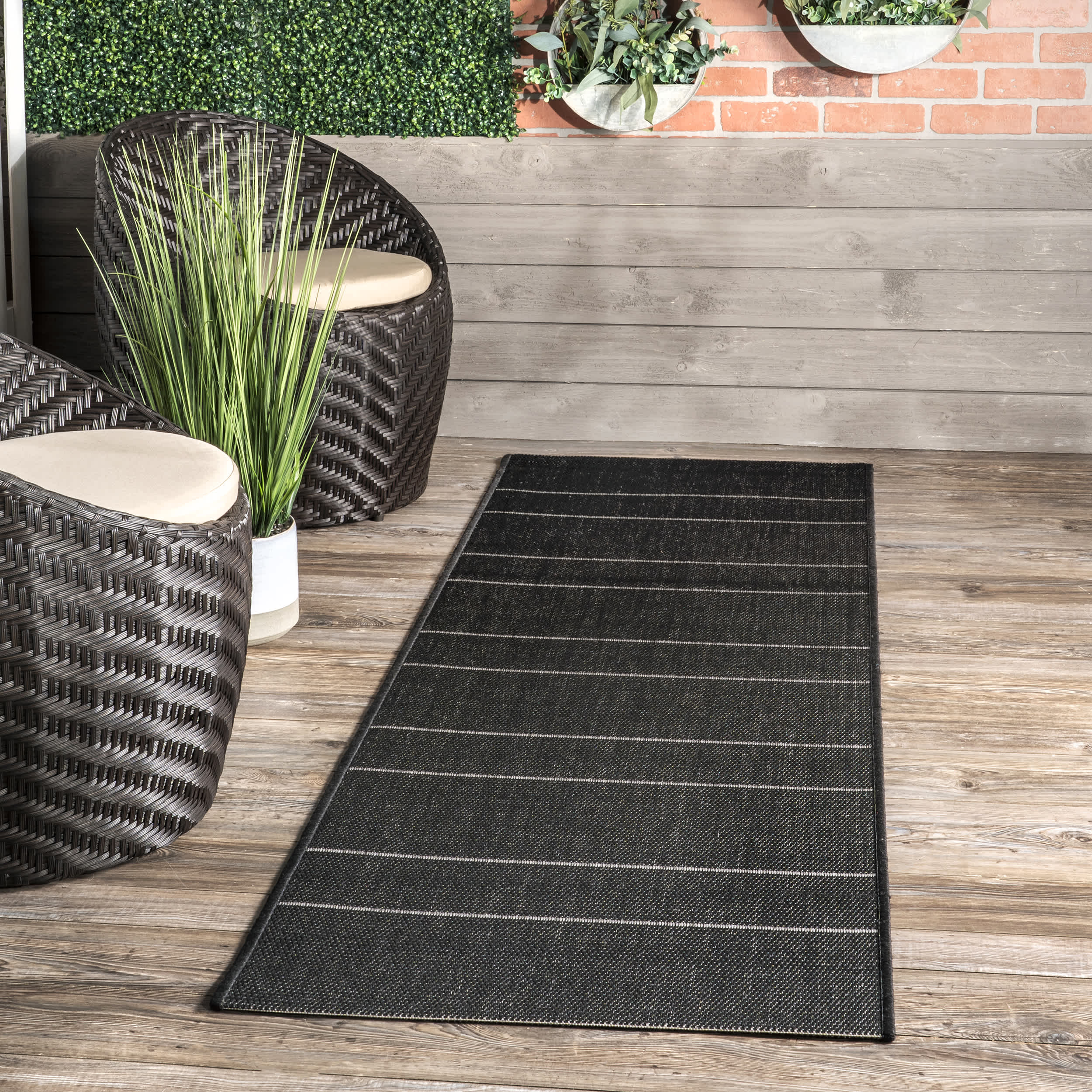 Alaina Indoor/Outdoor Striped Area Rug - Image 19