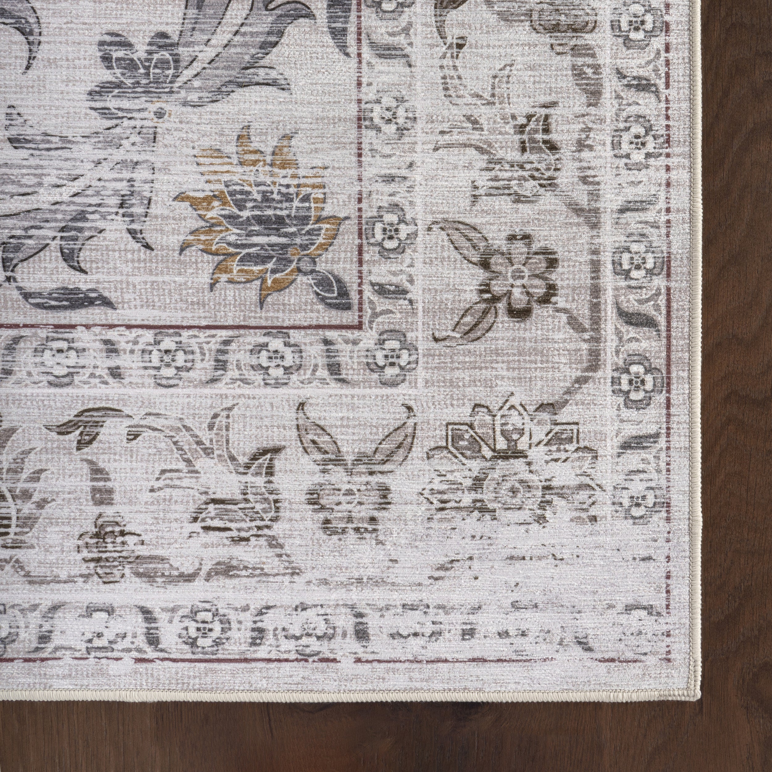 Ainara Splashguard Traditional Machine Washahble Area Rug - Image 6