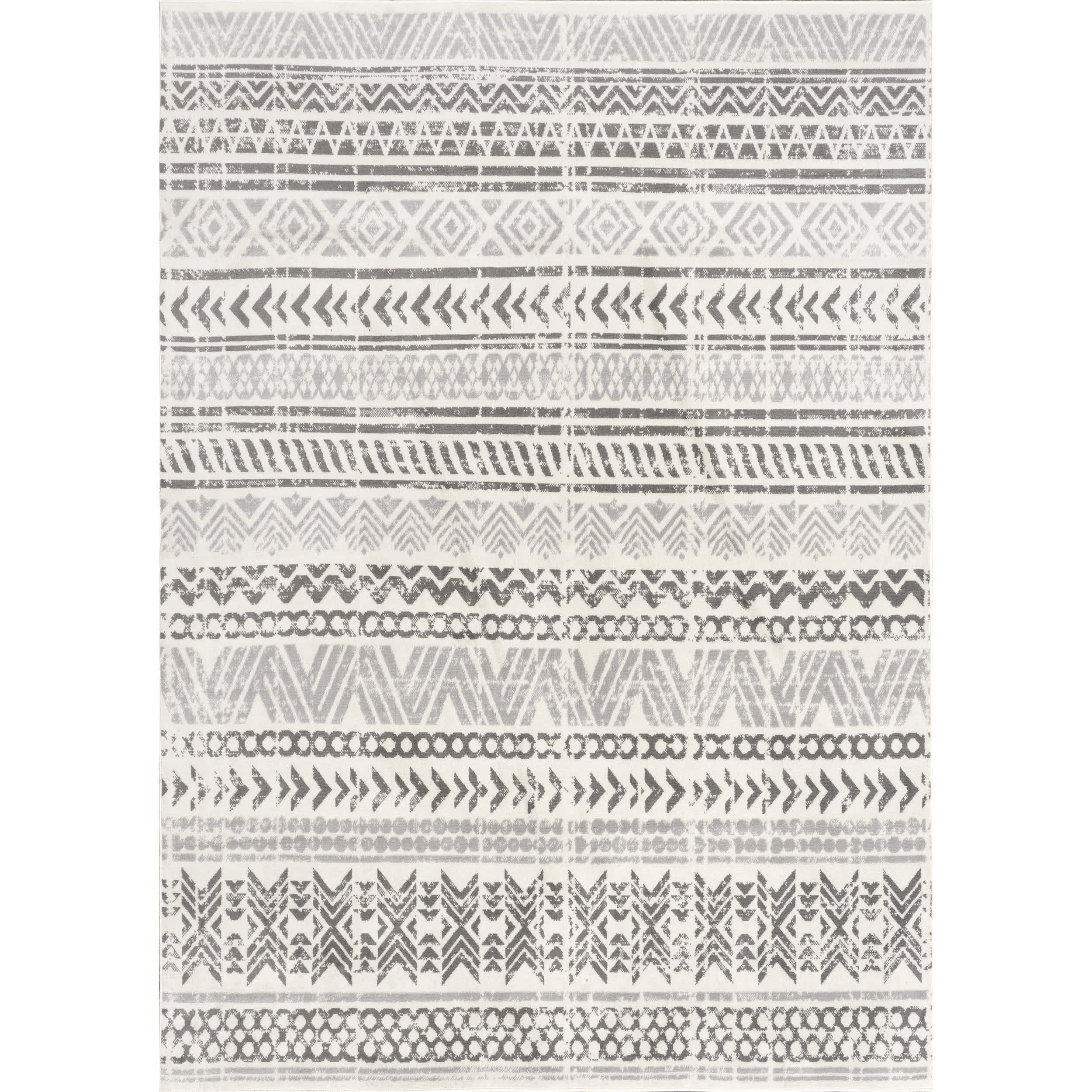 Chloe Tribal Motif Banded Area Rug - Image 10