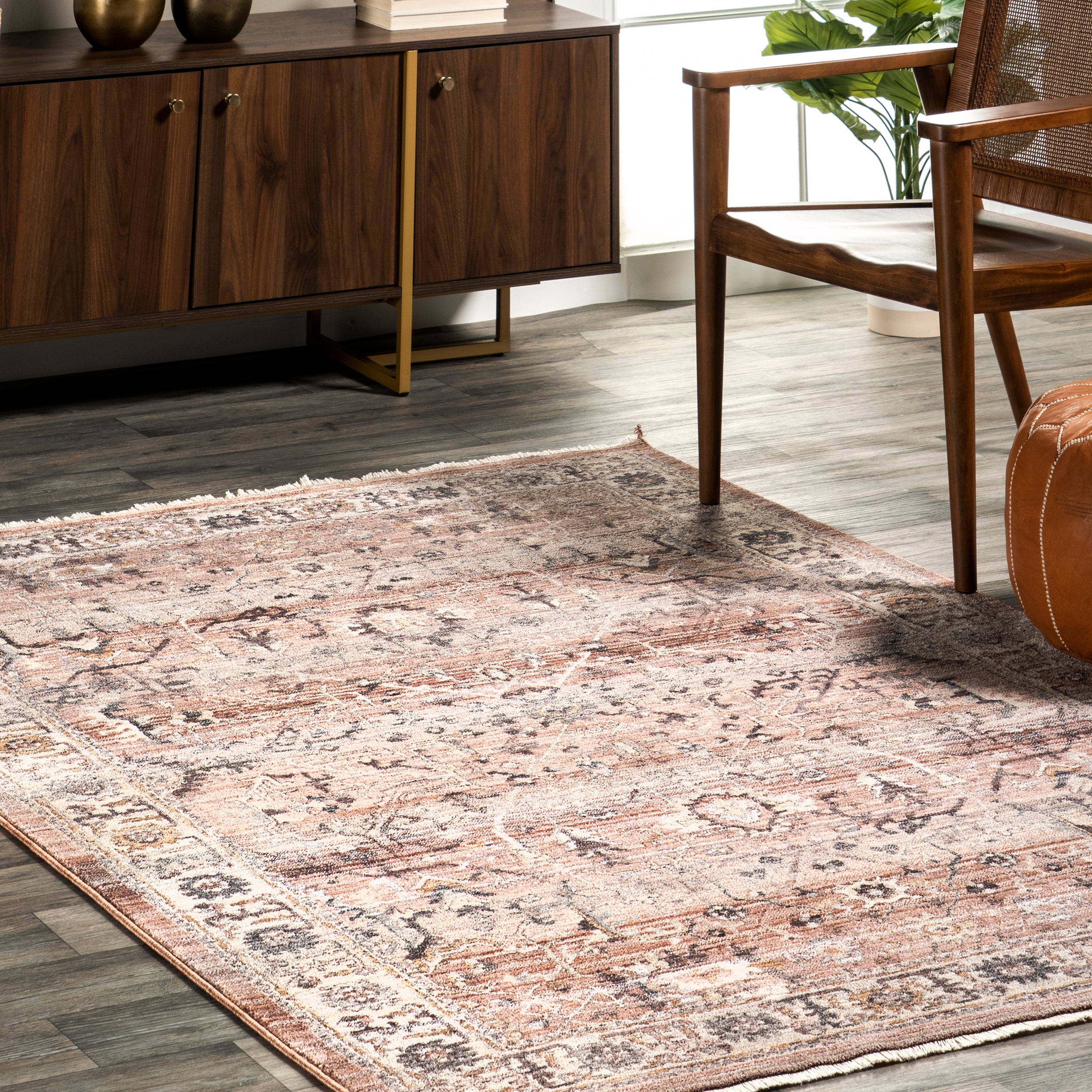 Sorsha Persian Traditional Fringe Area Rug - Image 9