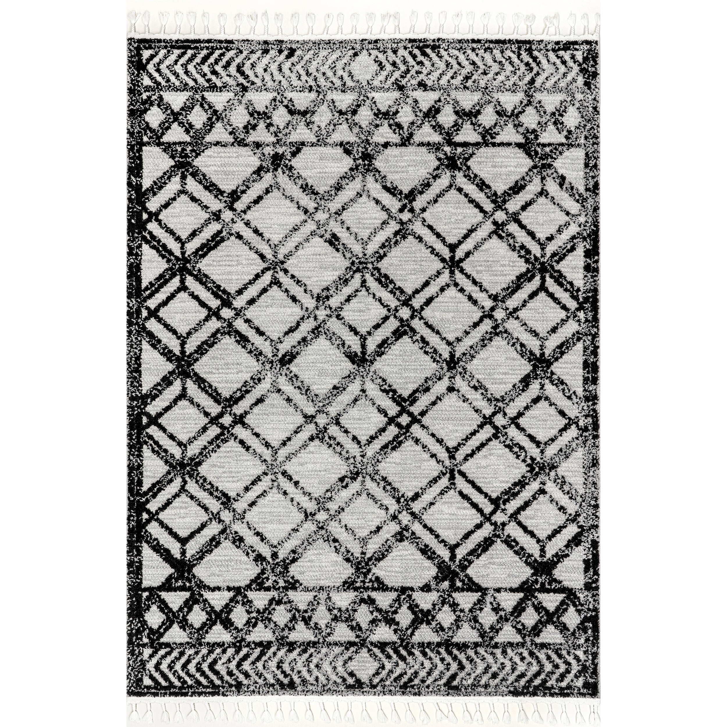 Ansley Moroccan Lattice Tassel Area Rug - Image 23