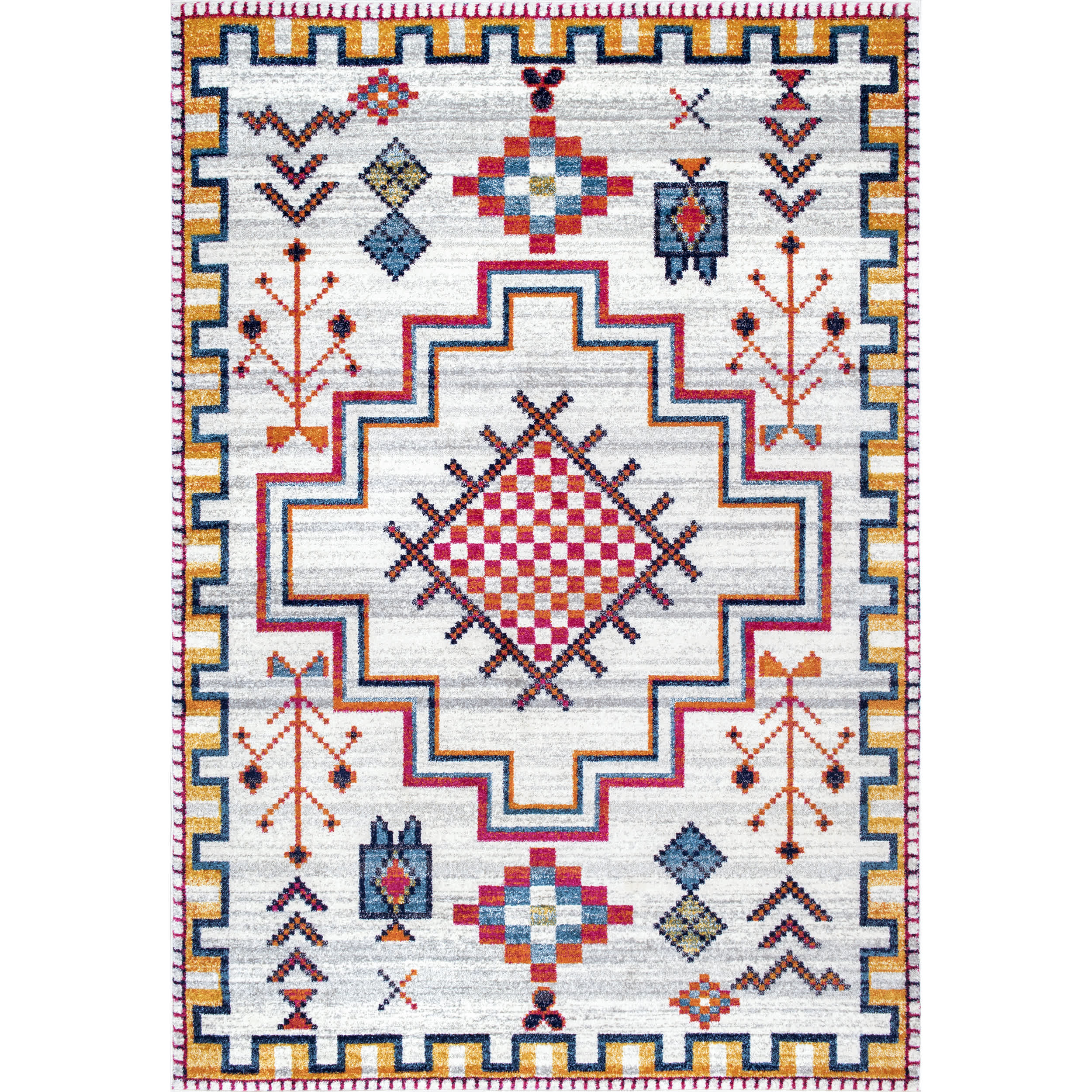 Richelle Tribal Medallion Area Rug
