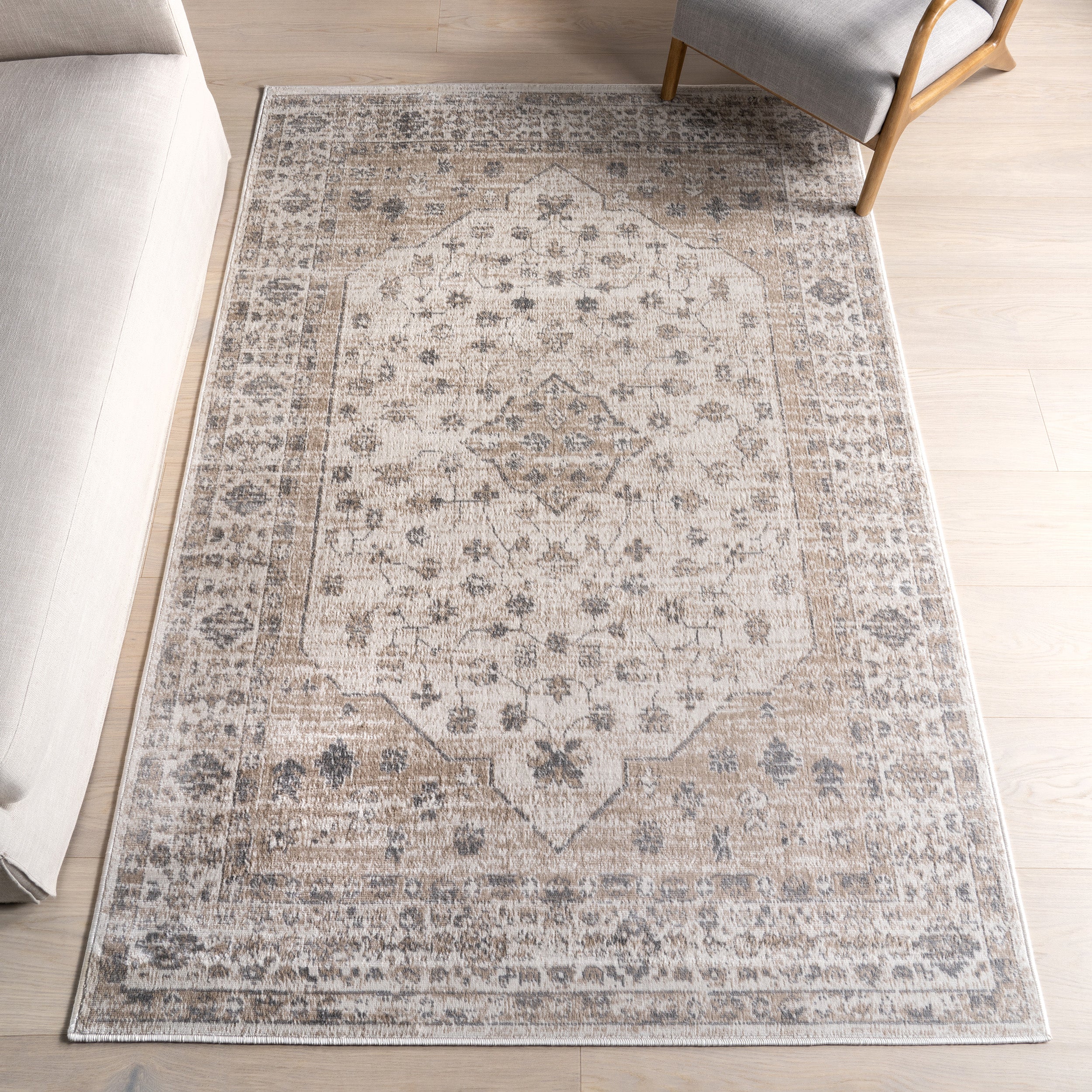 Nesa Traditional Medallion Area Rug - Image 2