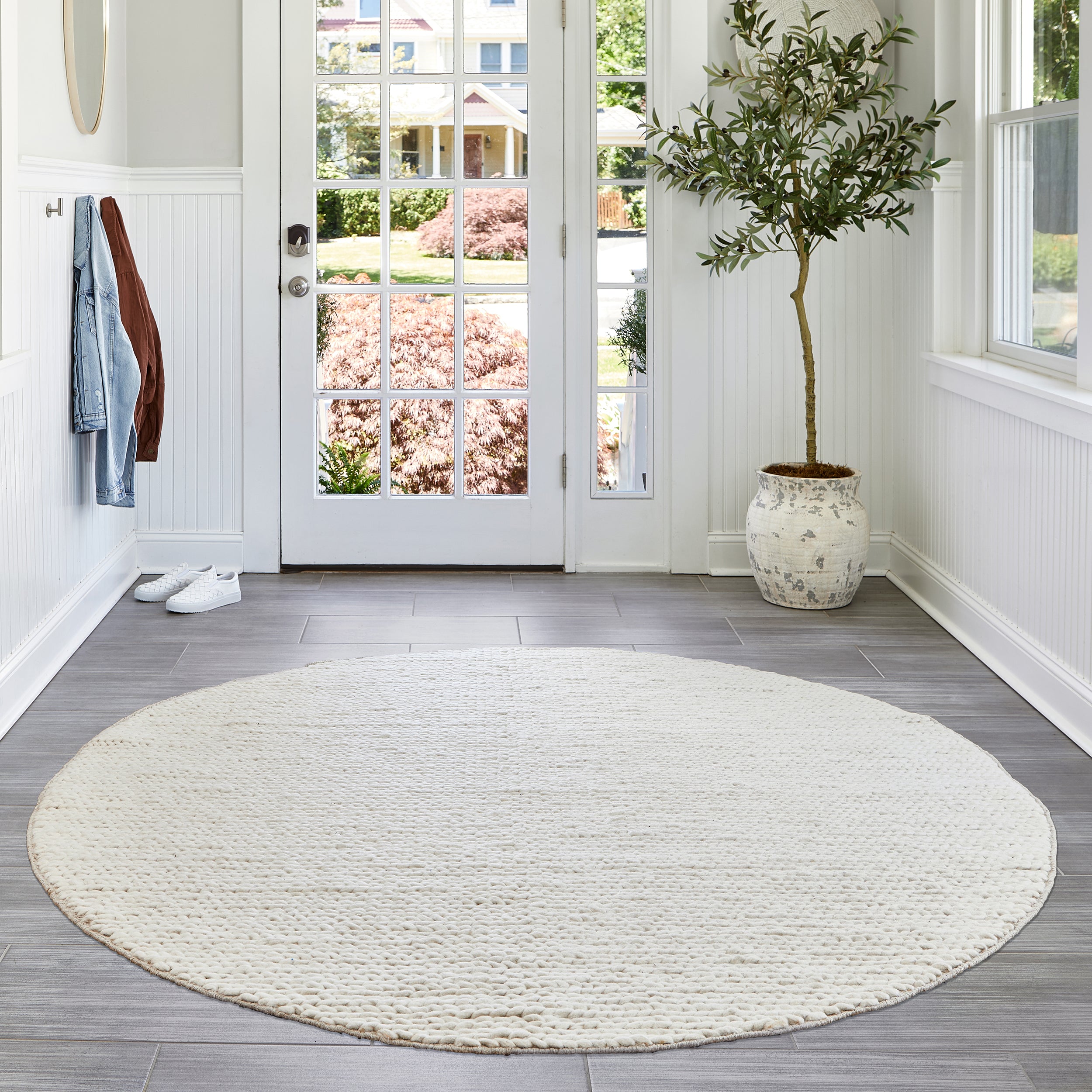 Penelope Braided Wool Area Rug - Image 11