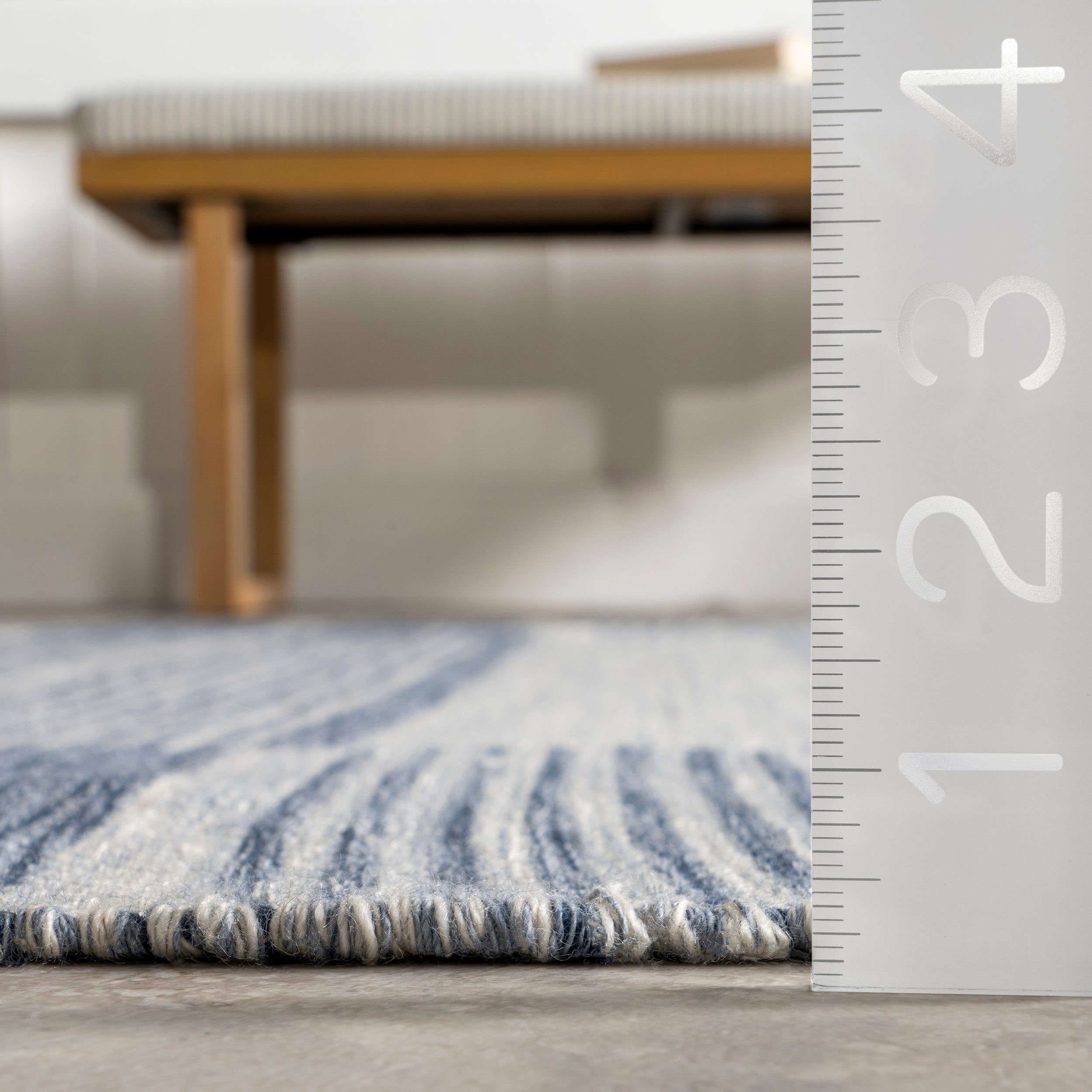 Rayla Striped Blocks Indoor/Outdoor Area Rug - Image 3