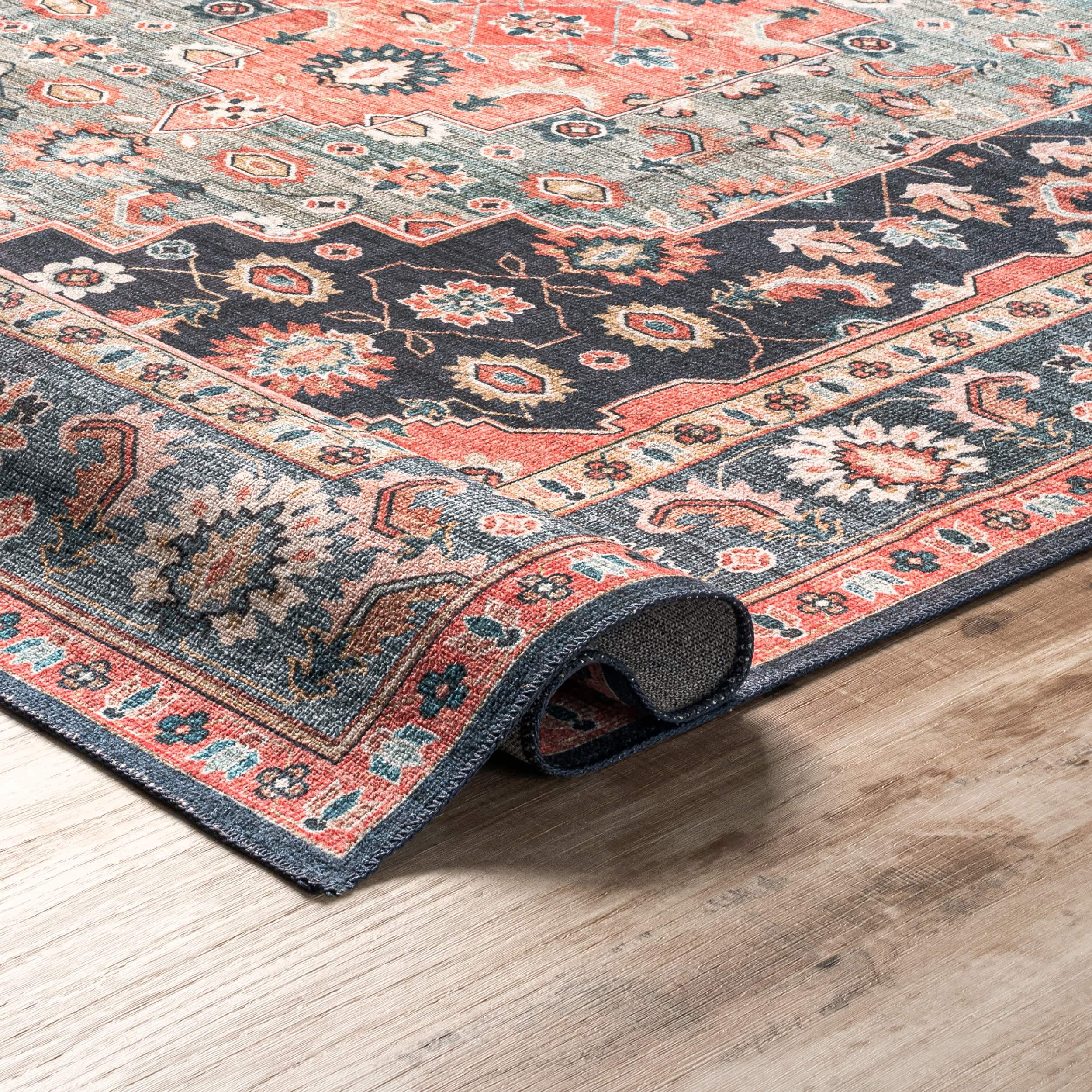 Shyla Washable Southwestern Area Rug - Image 4